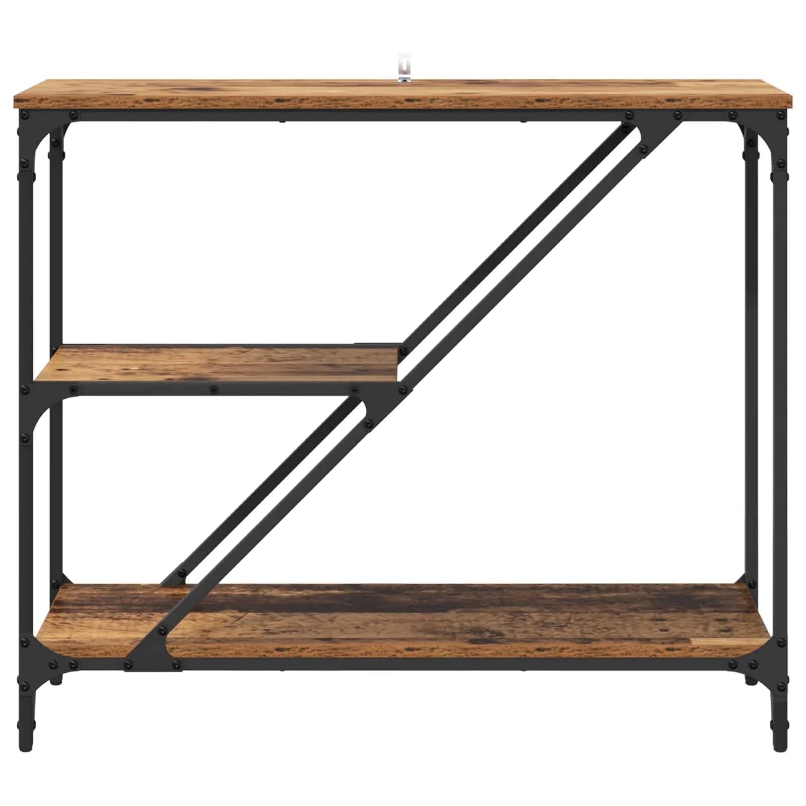 Konzolna miza Star les 88,5 x 30 x 75 cm Inženirski les - slika 5