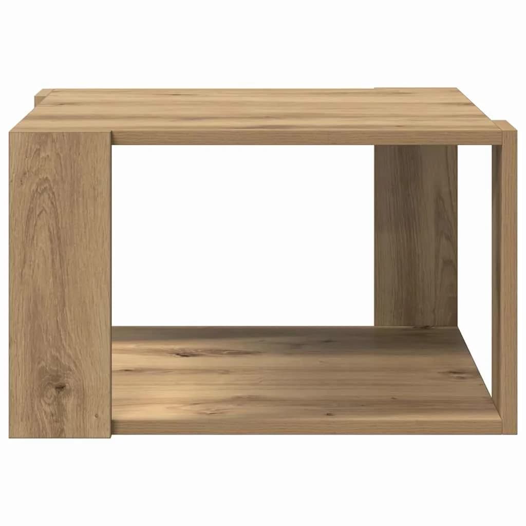 Klubska miza Umetni hrast 51,5 x 51,5 x 30 cm Inženirski les - slika 5