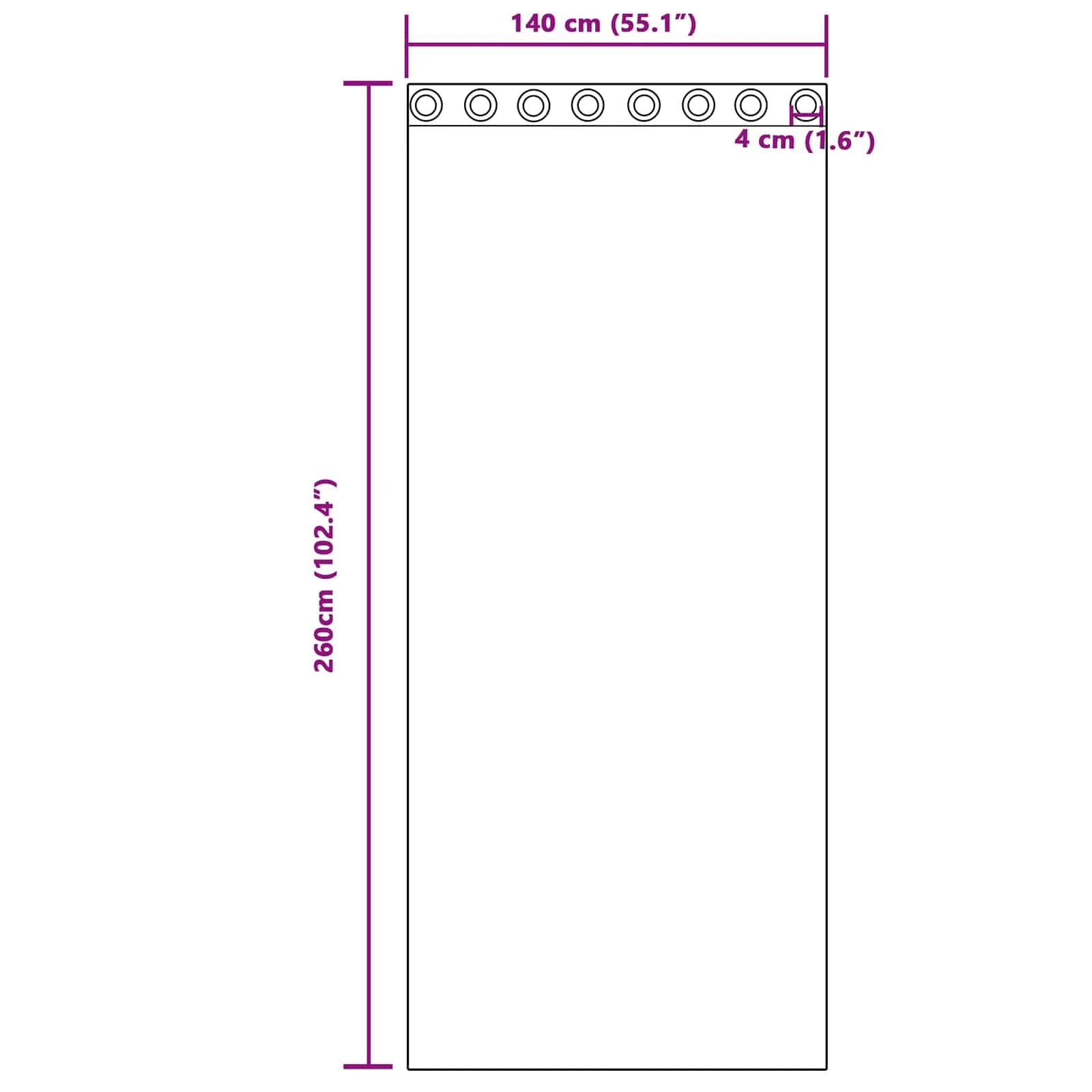 Zatemnitvene zavese 2 kos Svetlo siva 140 x 260 cm Žamet - slika 6