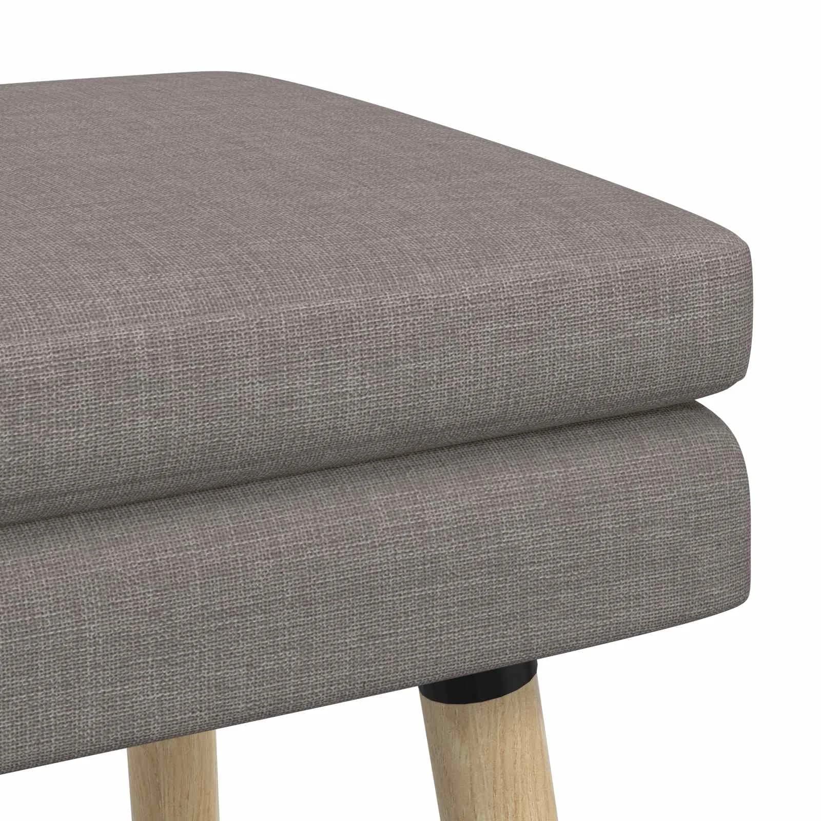 Dvojna klop Taupe 80 x 40 x 47 cm Blago - slika 6