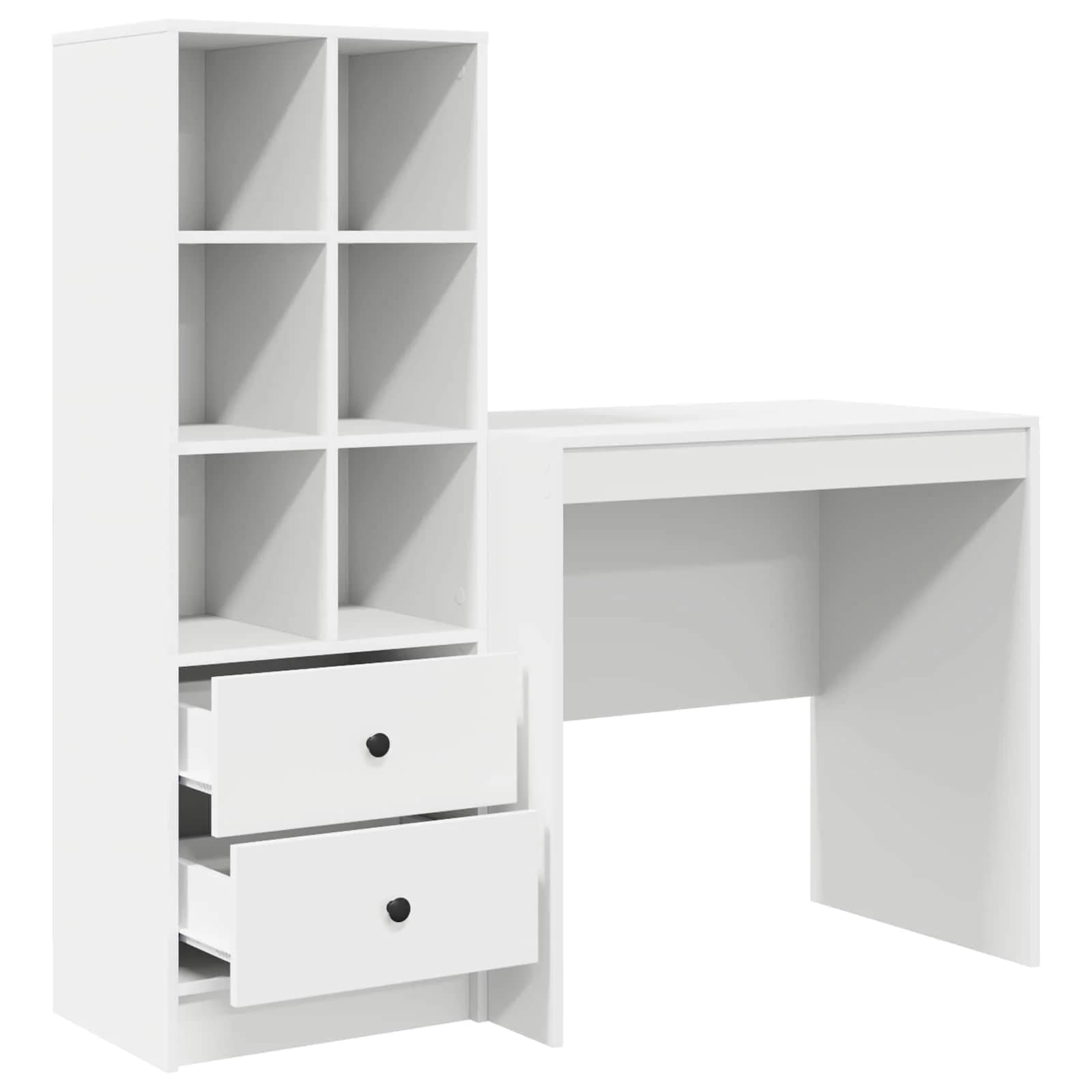 Miza Bela 125,5 x 50 x 127 cm 2 kos - slika 7
