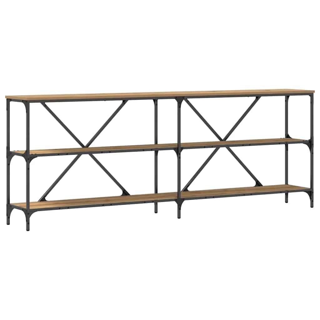 Konzolna miza Oreh 200 x 30 x 75 cm Inženirski les - slika 2