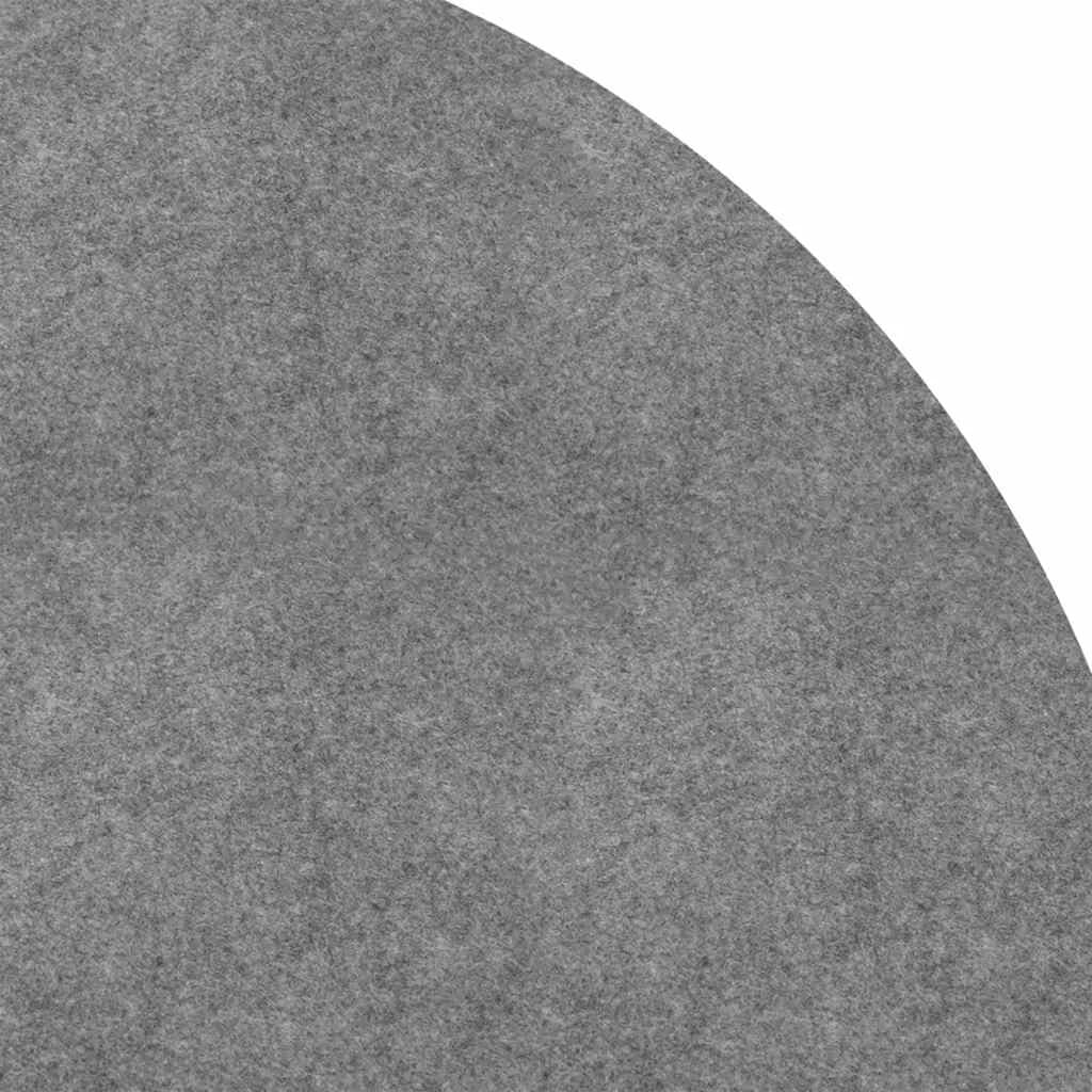Podloga za bazen svetlo siva Ø428 cm poliestrski geotekstil - slika 4