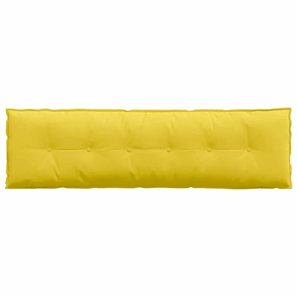 Poglavni vzglavnik Svetlo rumena 180 x 19 x 50 cm blago - slika 6