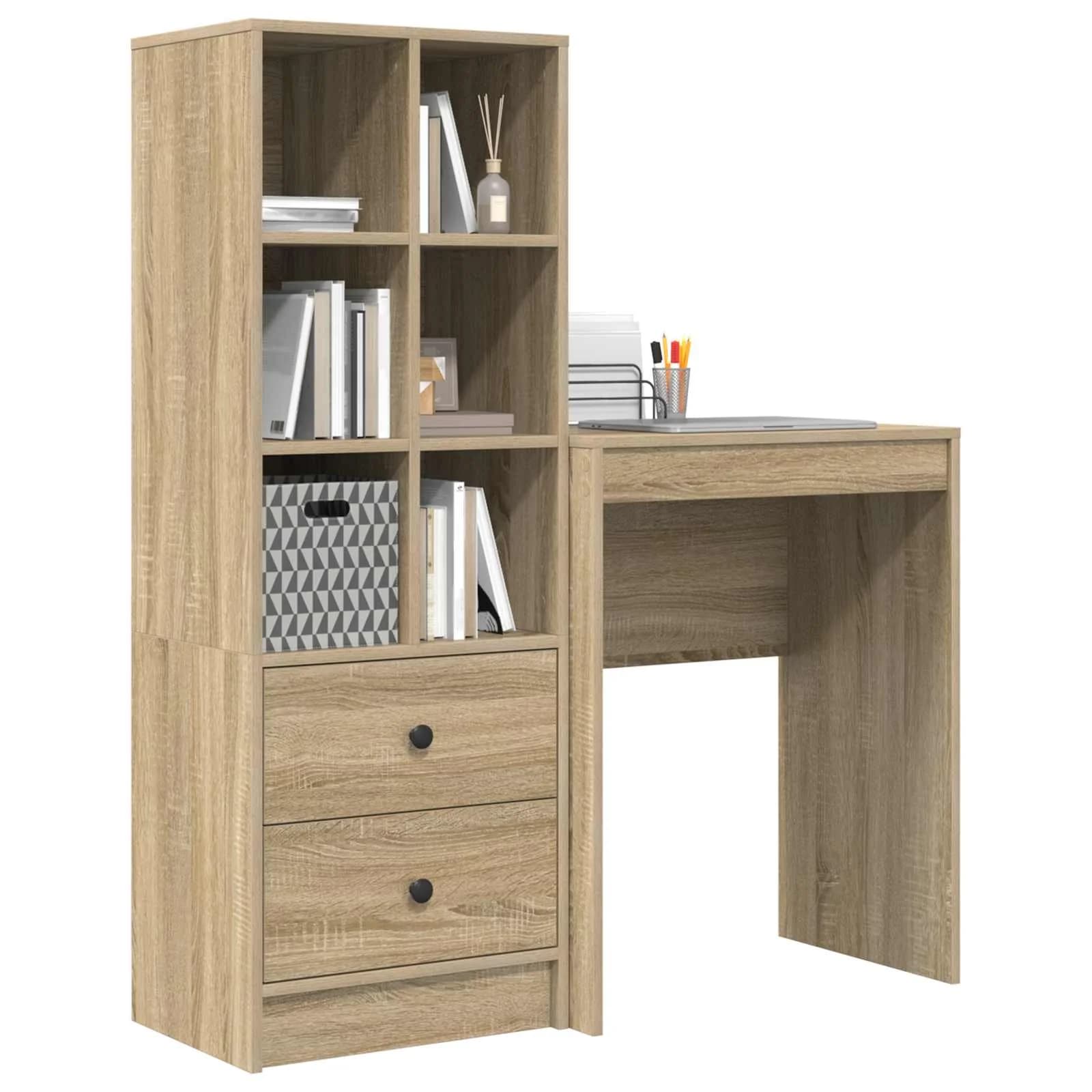 Miza Sonoma hrast 105,5 x 34 x 127 cm 2 kos - slika 3
