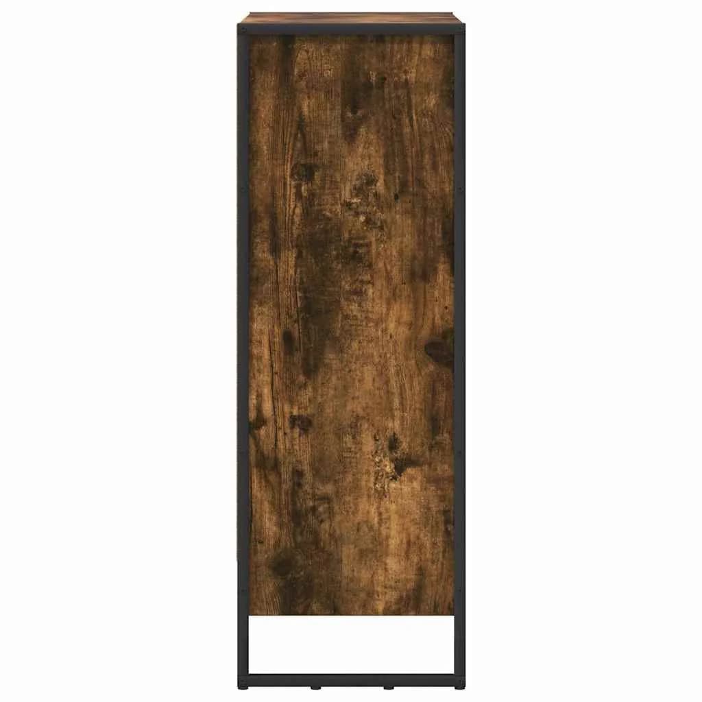 Knjigovni omar 60 x 30 x 86,5 cm Inženirski les Dimni hrast - slika 6