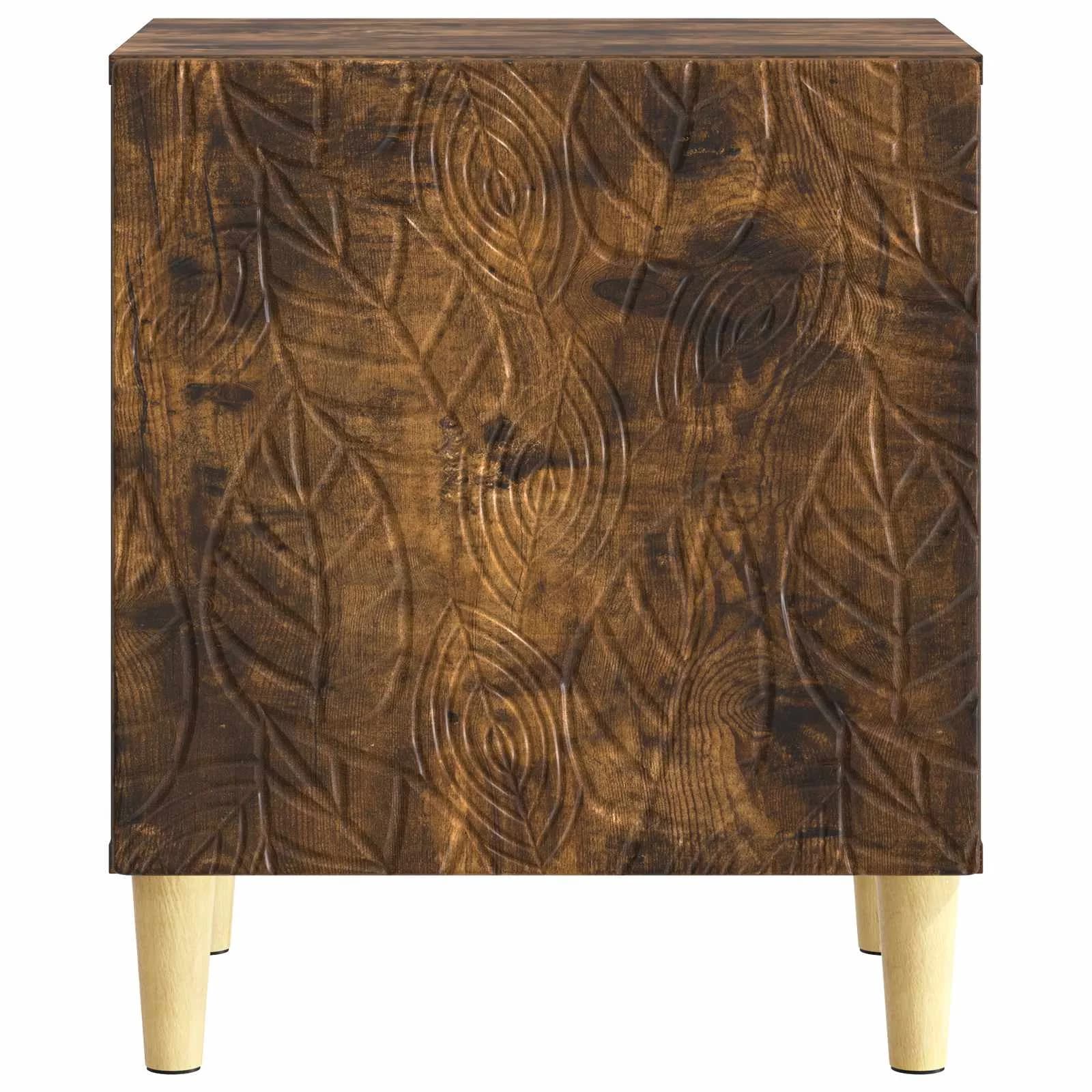 Nočna omarica 2 kos Dimljen hrast 43 x 34,5 x 50 cm - slika 6