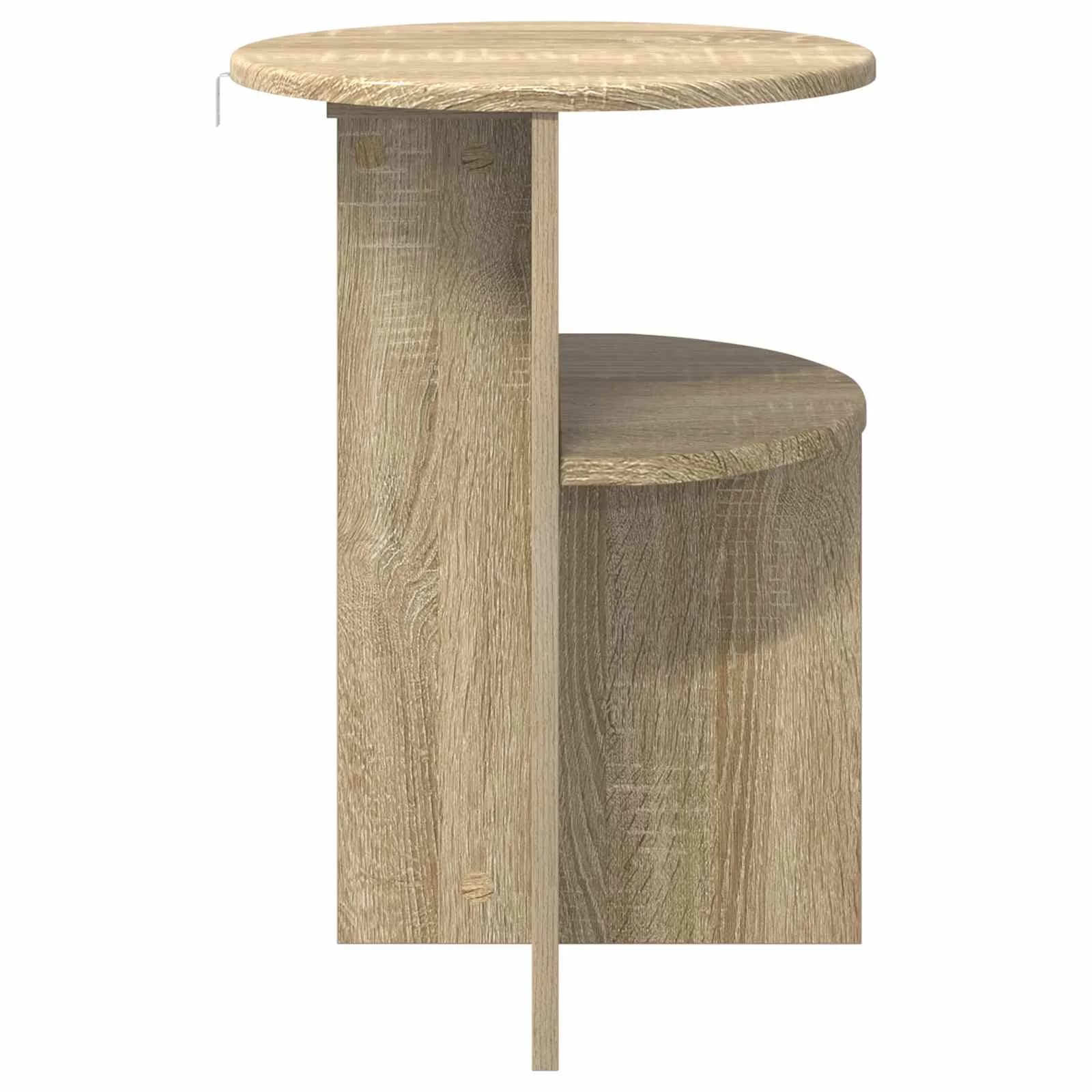 Stranska miza Sonoma hrast Ø 39,5 x 55 cm Inženirski les - slika 6