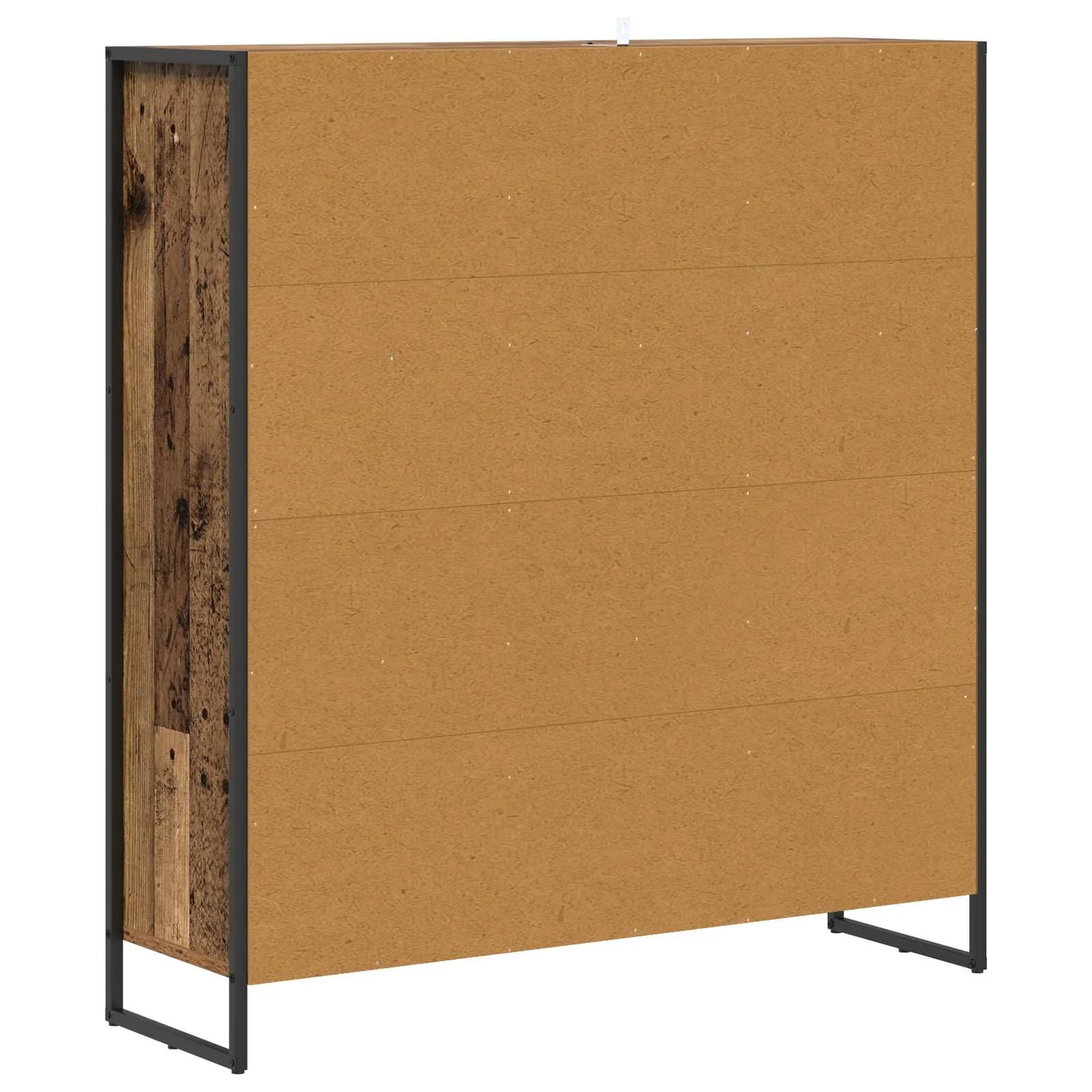 Knjigovni omar 99,5 x 30 x 108,5 cm Inženirski les Star les - slika 7