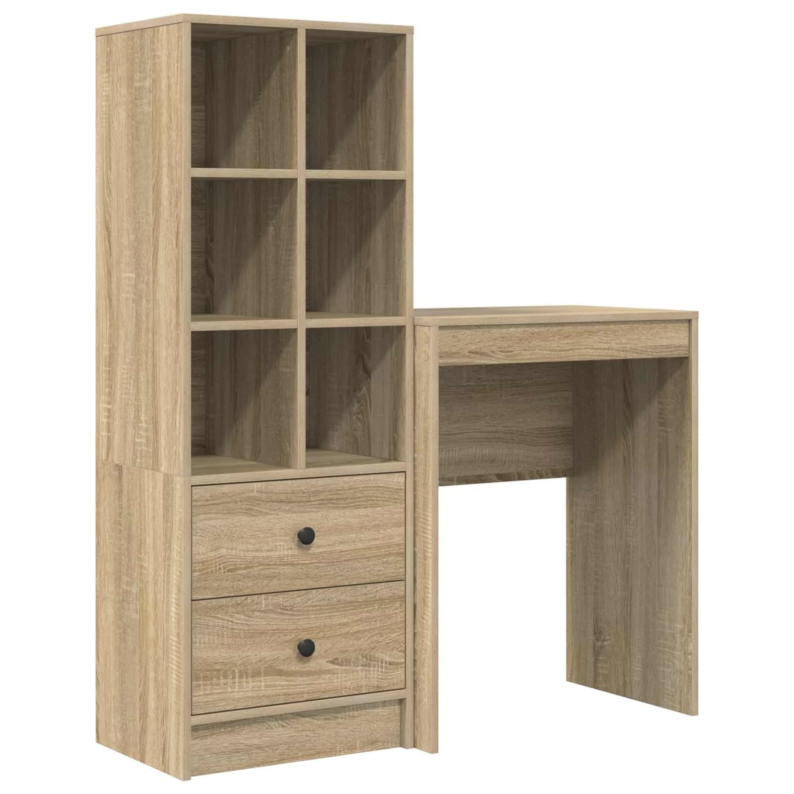 Miza Sonoma hrast 105,5 x 34 x 127 cm 2 kos - slika 2