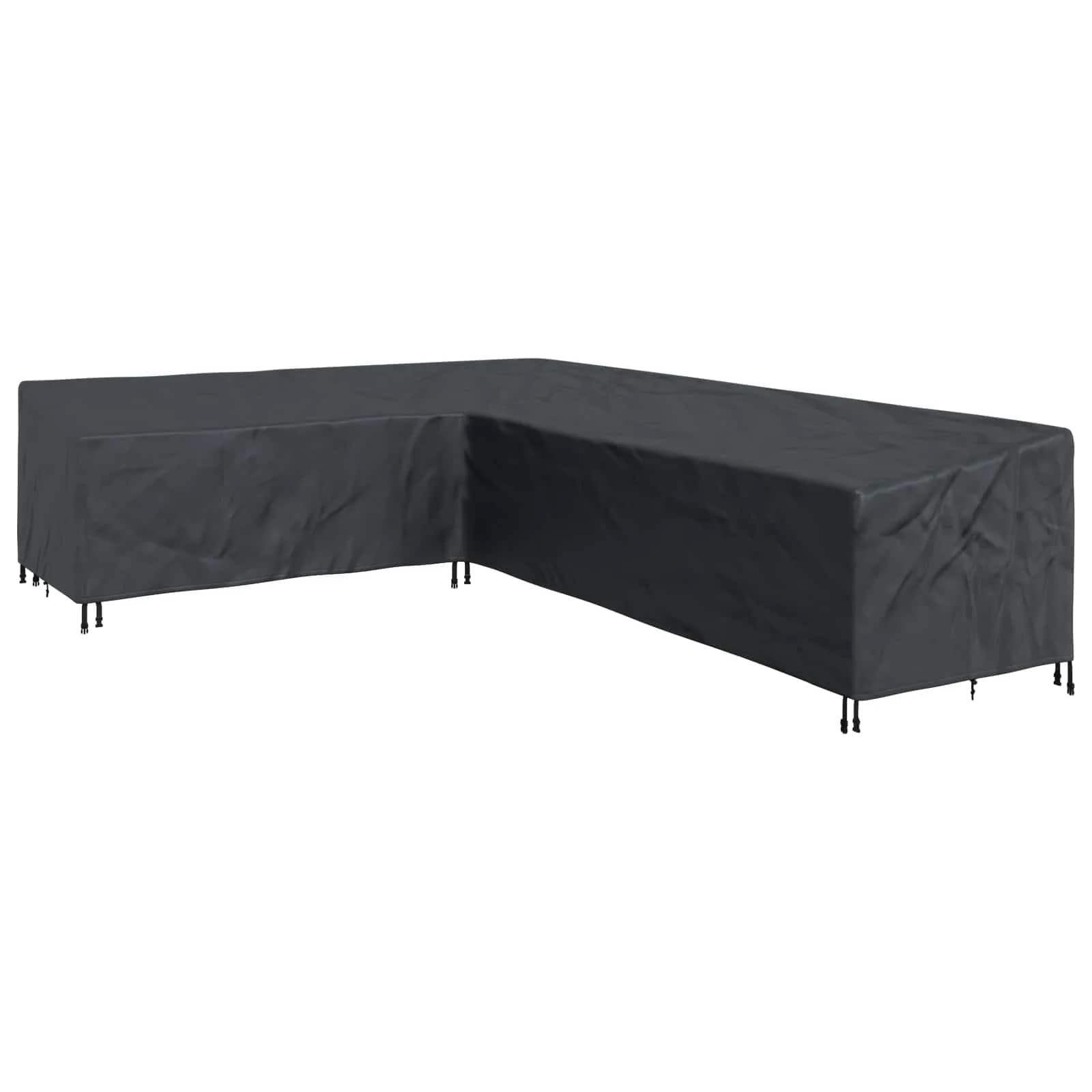 Prevleka za pohištvo Črna 355 x 275 x 80 cm 420D Oxford tkanina - slika 2