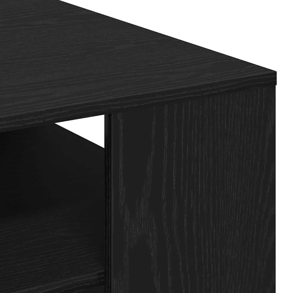 Klubska miza Črna Orehovina 55 x 55 x 42 cm Inženirski les - slika 8