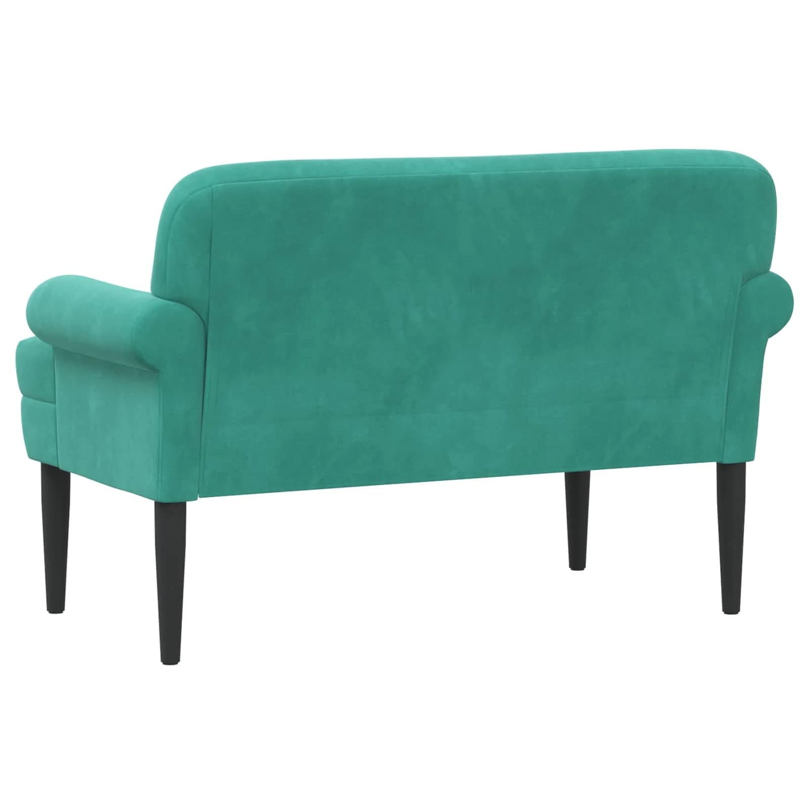 Dvojnica s gumbi Turkizna 120 x 66 x 78 cm Žamet - slika 5
