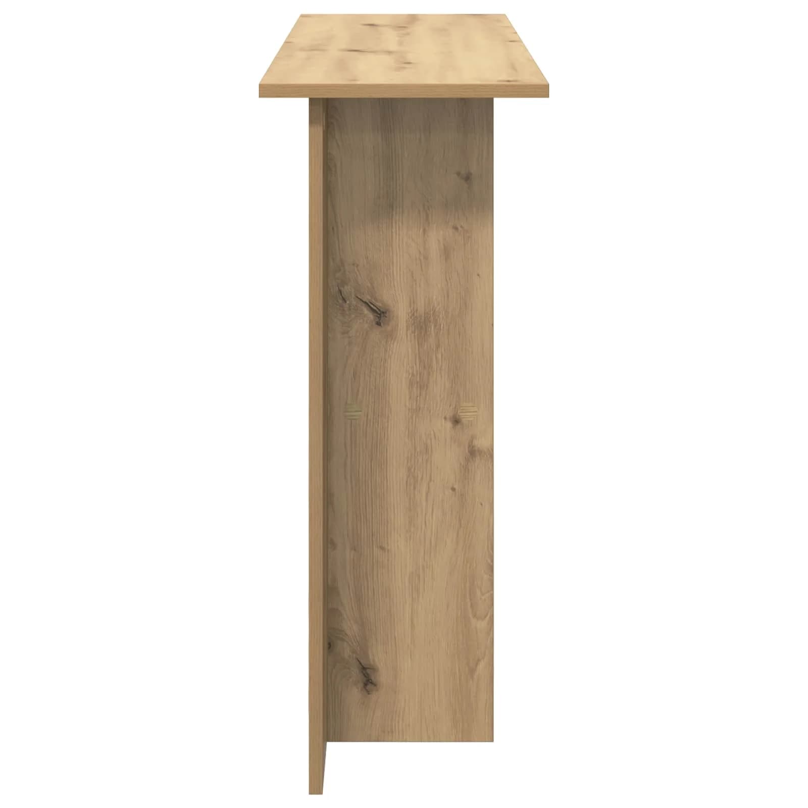 Konzolna miza Artisan hrast 100 x 30 x 75 cm Inženirski les - slika 6