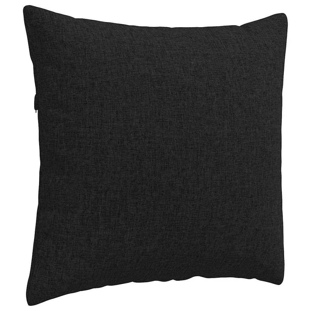 Blazine za kavč 2 kos blago Črna 50 x 50 cm - slika 5