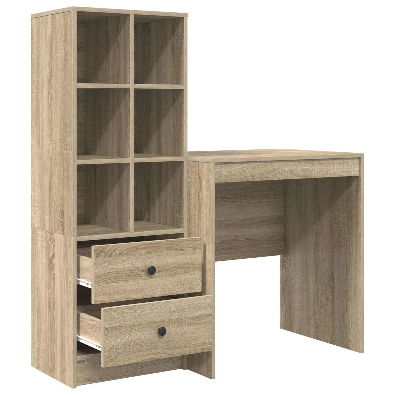 Miza Sonoma hrast 115,5 x 50 x 127 cm 2 kos - slika 7