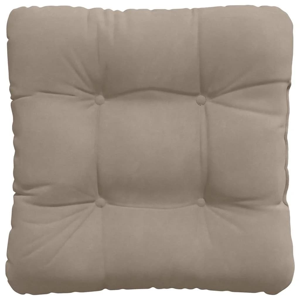 Sedežne blazine 4 kos Mikrofiber tkanina Taupe 40 x 40 cm - slika 7