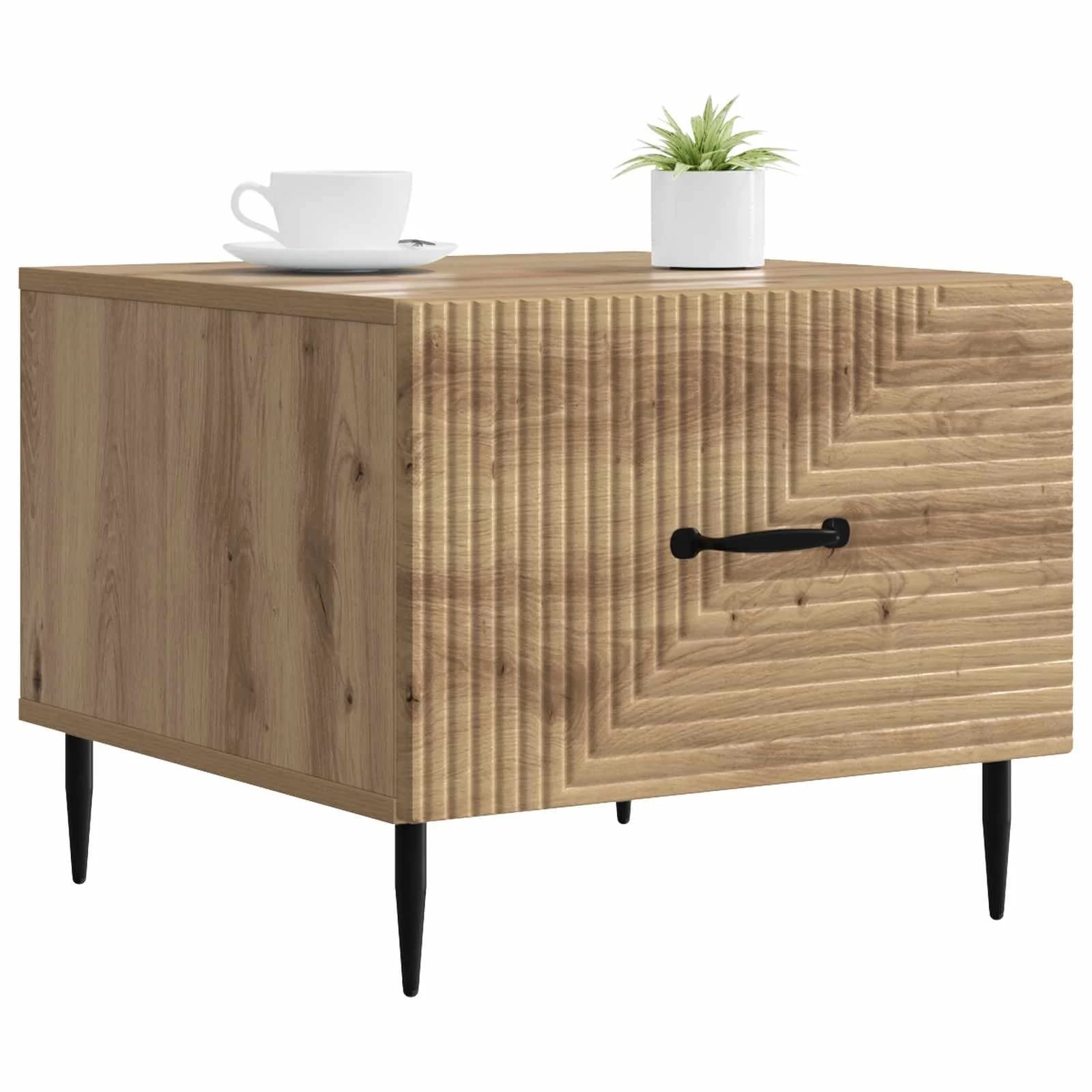 Klubska miza Artisan hrast 49 x 50 x 40 cm Inženirski les - slika 3