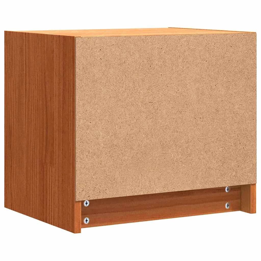 Posteljne mize 2 kos Voskast rjav 40 x 30,5 x 35,5 cm Borovina - slika 8