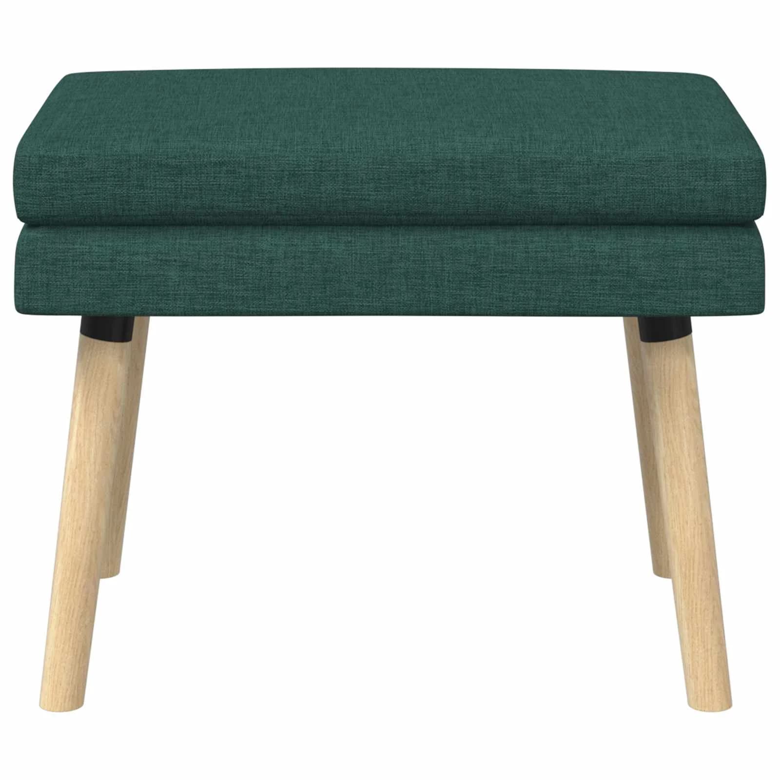 Dvojna klop Temno zelena 60 x 40 x 46 cm Blago - slika 5