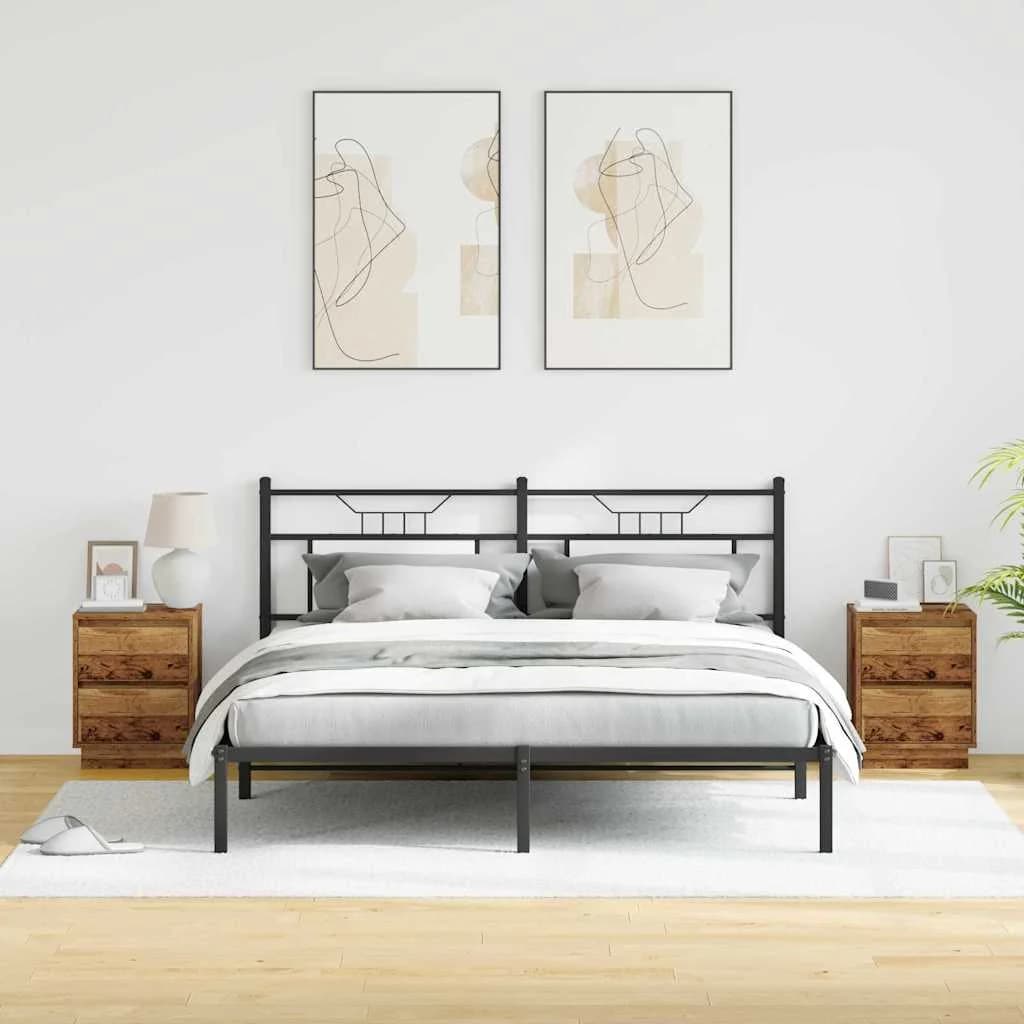 Nočna omarica 2 kos Star les 39 x 34,5 x 50 cm Inženirski les - slika 4