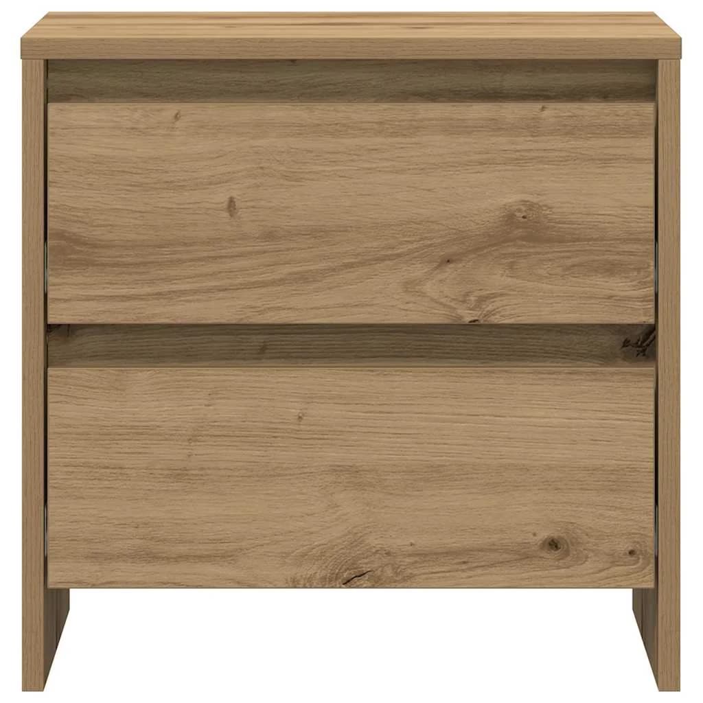 Nočna omarica 2 kos Umetni hrast 45 x 34 x 44,5 cm - slika 7
