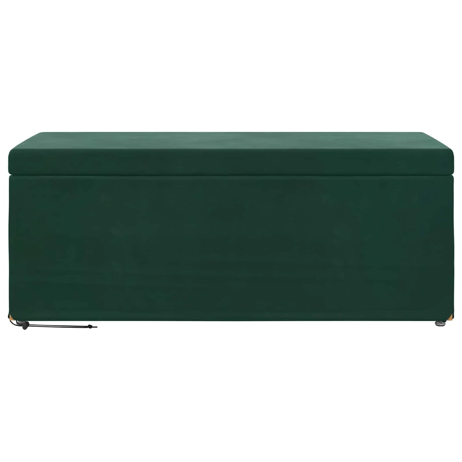 Stolica Temno zelena 101 x 41 x 40 cm Samet in Umetno Leseno - slika 4