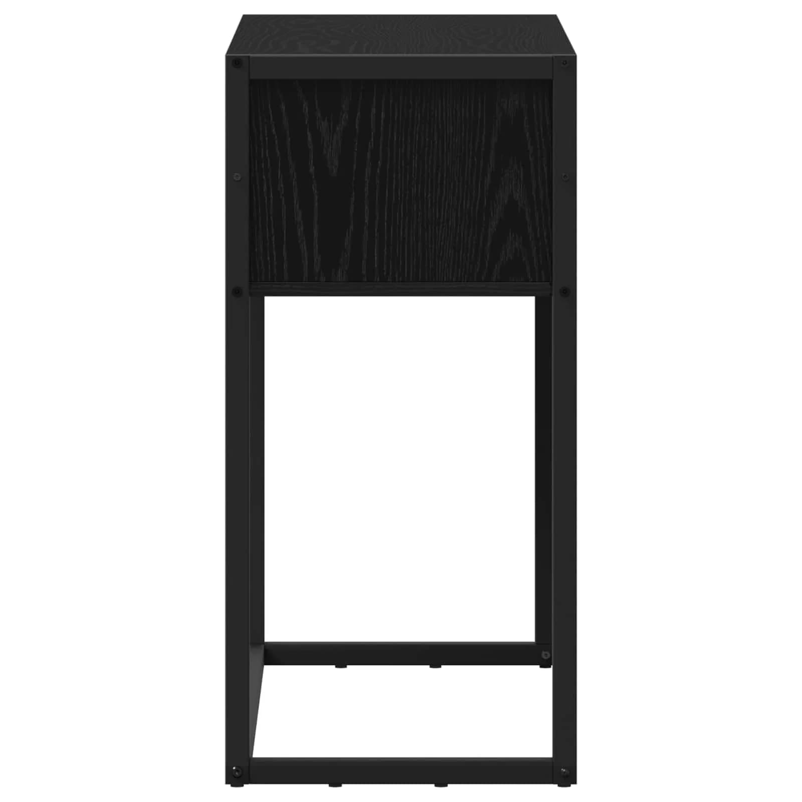 Stranska miza Črna Orehovina 100 x 36 x 75 cm Inženirski les - slika 6