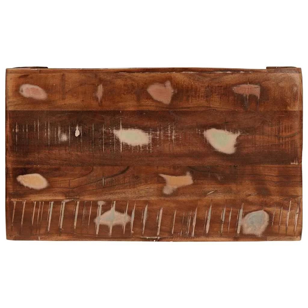 Stranska miza Rjava 60 x 35 x 46 cm Trdna obnovljena les - slika 6