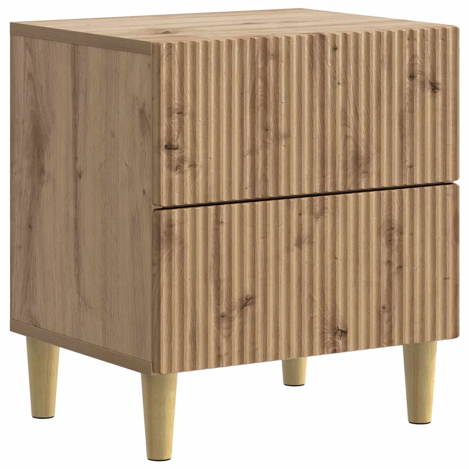 Nočna omarica Artisan hrast 43 x 34,5 x 48 cm Inženirski les - slika 2