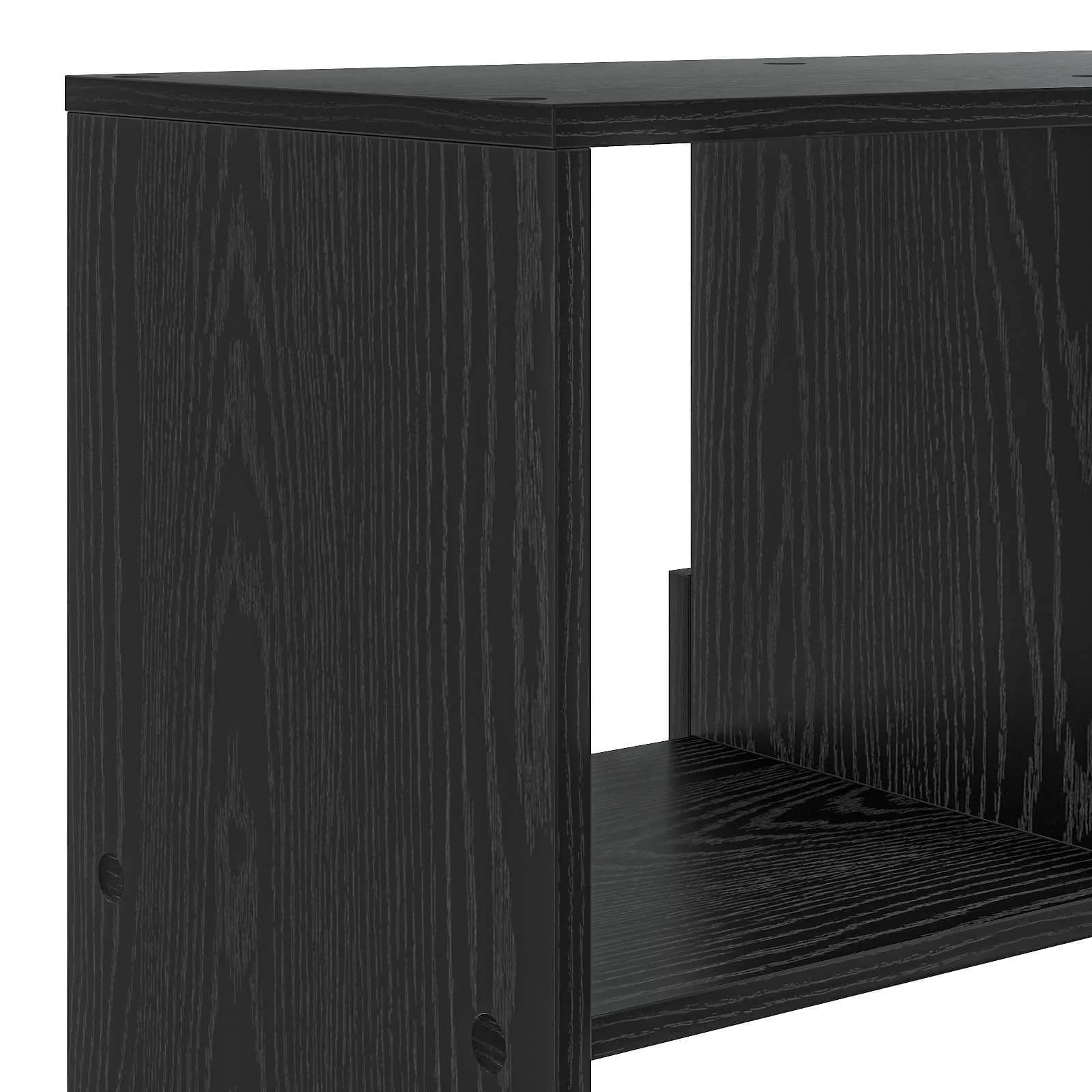 Polica za knjige 100 x 33 x 156,5 cm Inženirski les Črni hrast - slika 7