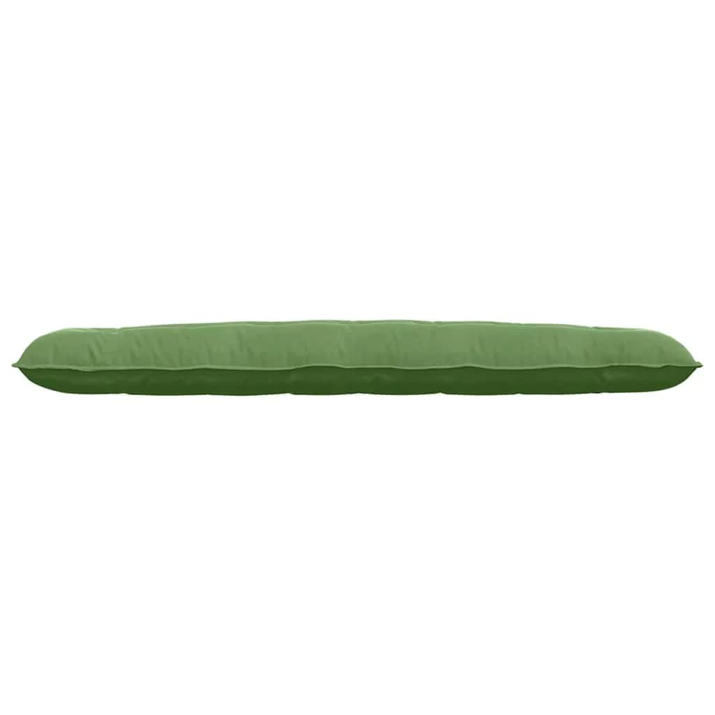 Poglavni vzglavnik Svetlo zelena 200 x 50 cm Žametna tkanina - slika 5