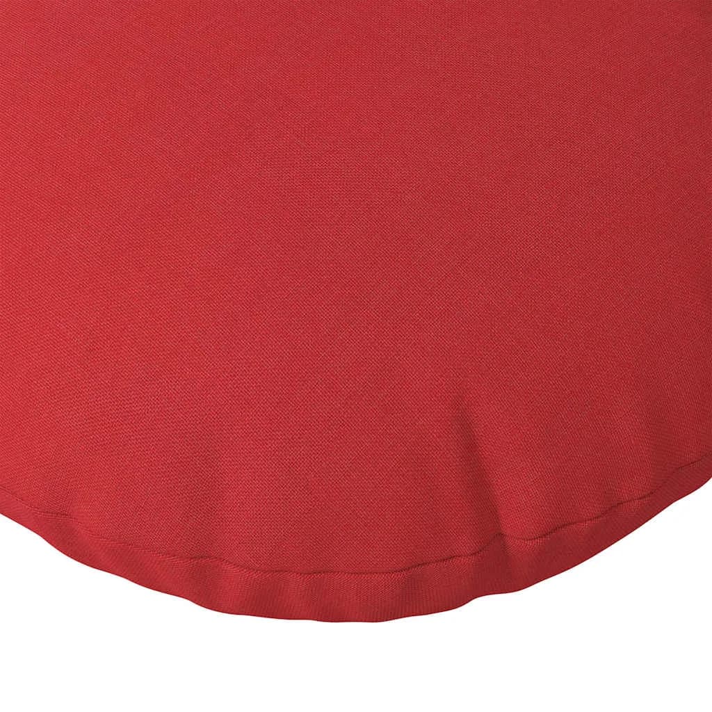 Sedežne blazine 2 kos blago Rdeča Ø80 x 29 cm - slika 7