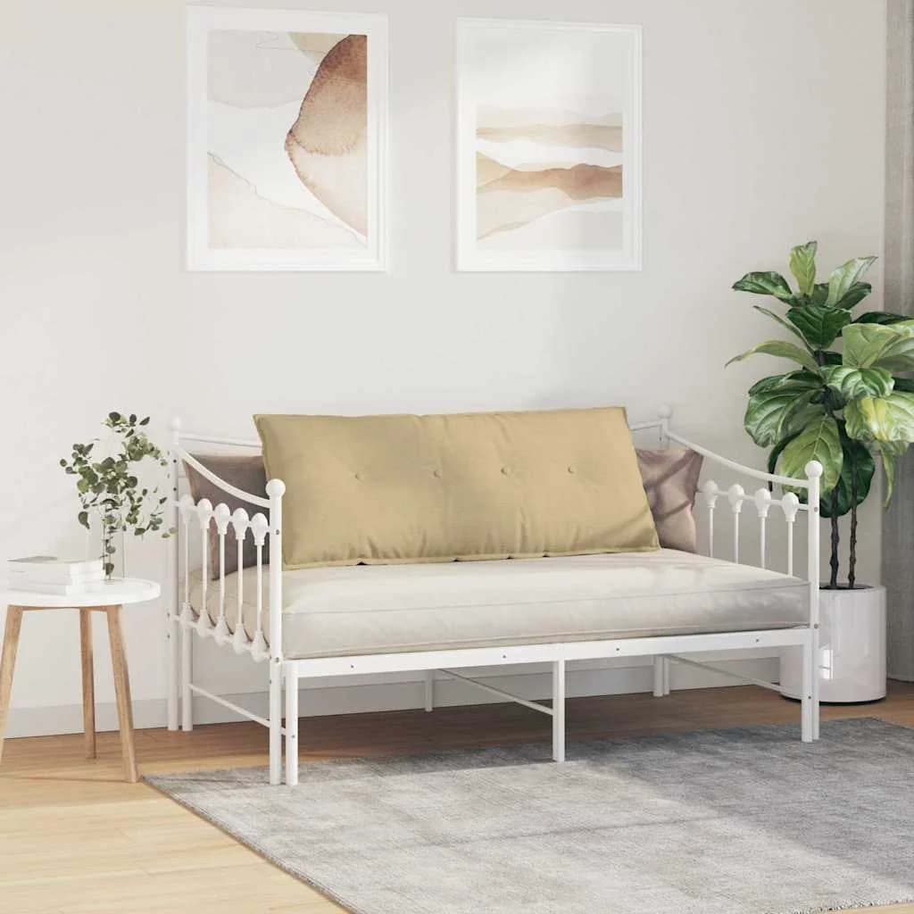 Poglavni vzglavnik Siva zelena 120 x 50 cm Žametna tkanina - slika 4