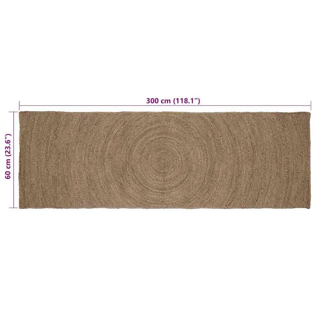 Preproge za površine Siva 60 x 300 cm Juta - slika 7