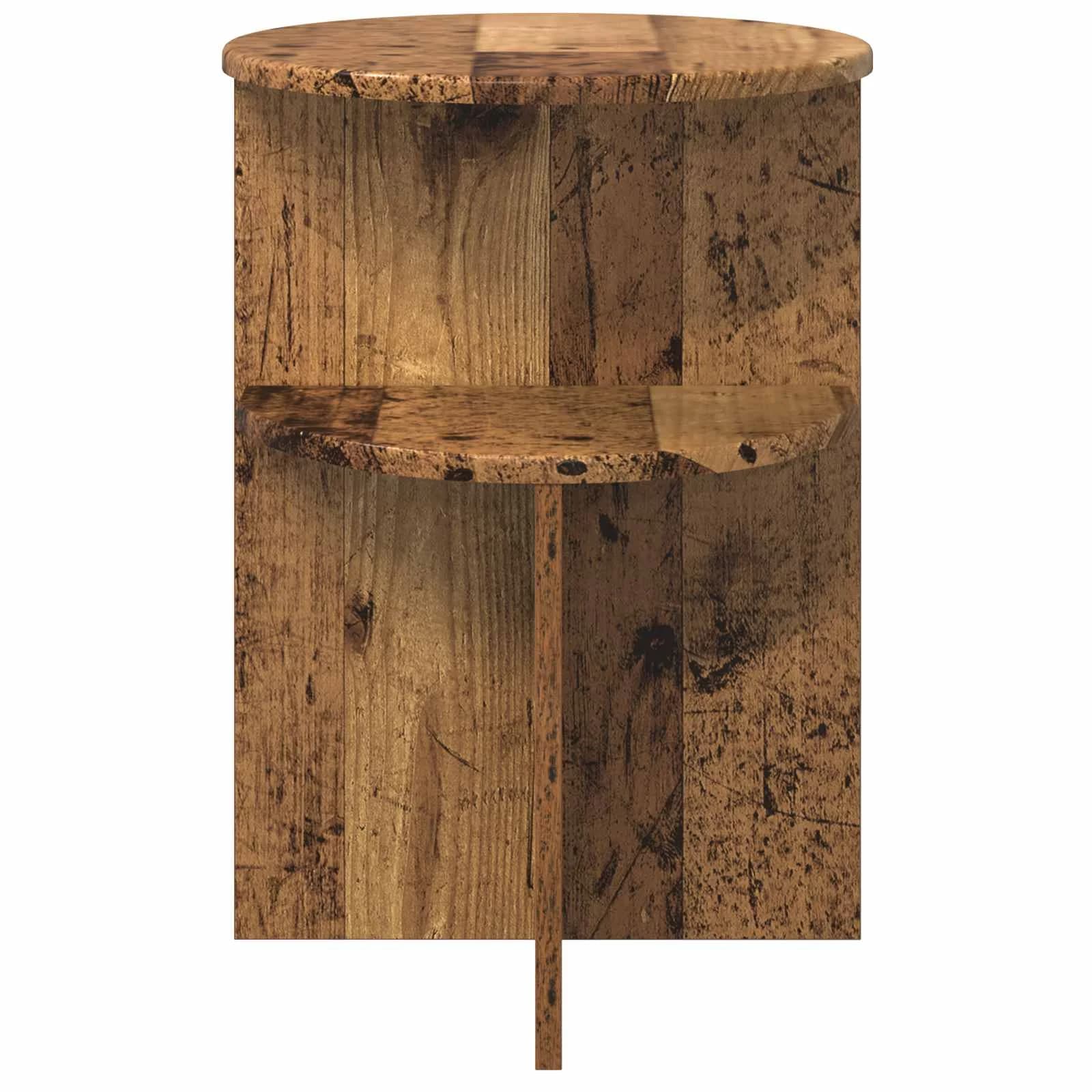 Stranska miza Star les Ø 39,5 x 55 cm Inženirski les - slika 5