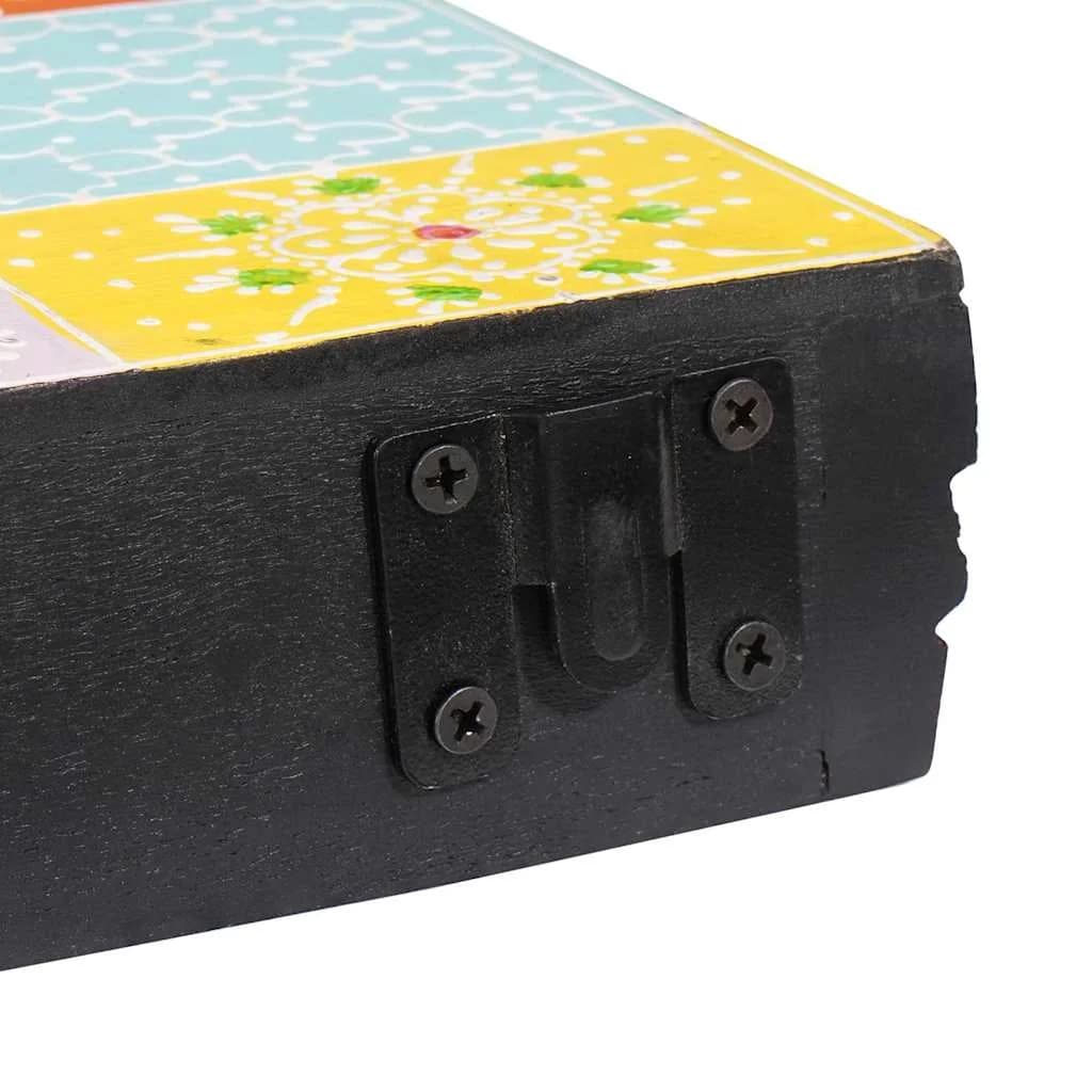 Stenske police Montaža za steno 3 kos večbarvno 100 x 20 x 6 cm - slika 10