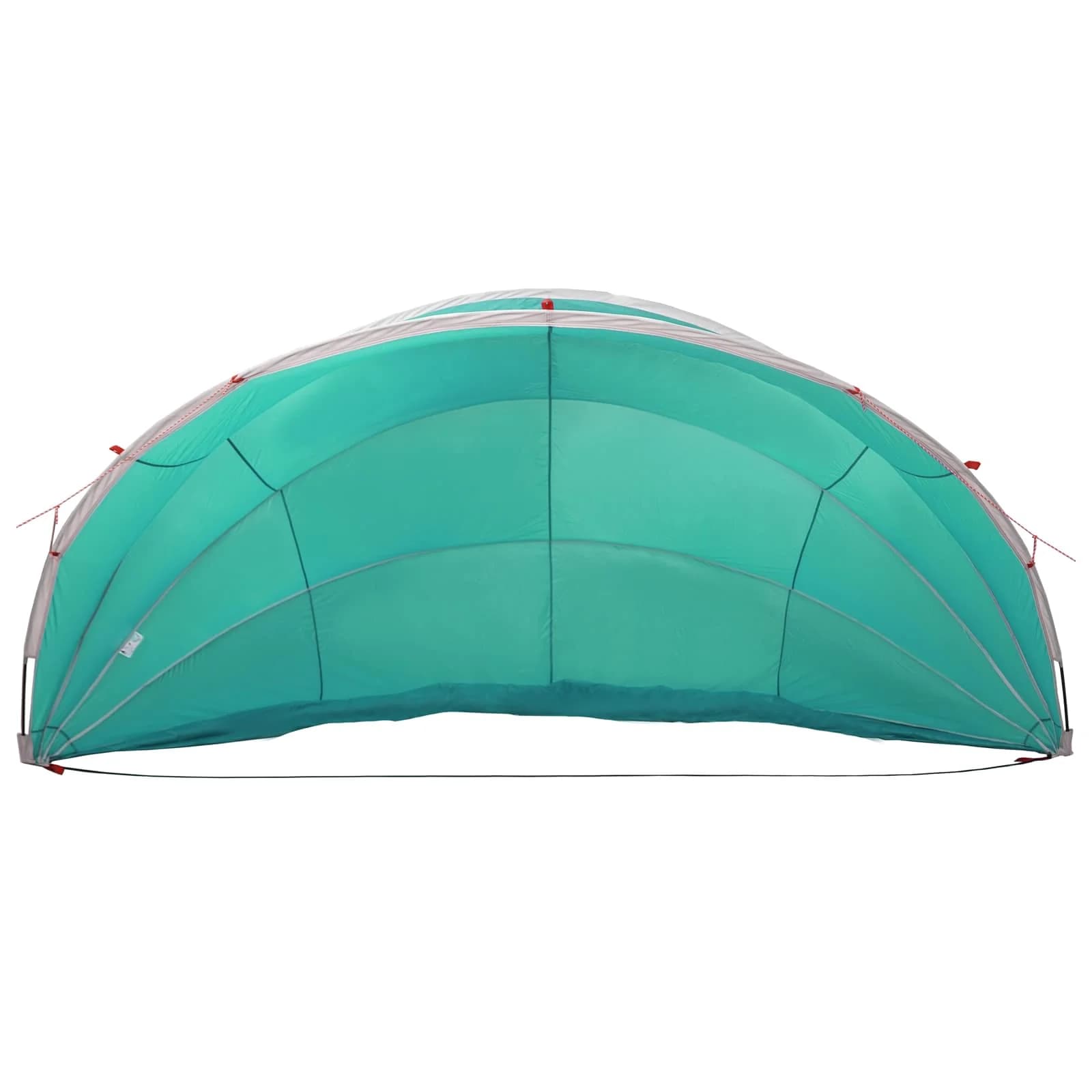 Paviljon za bazen 430 x 430 x 210 cm Morsko zelena - slika 7