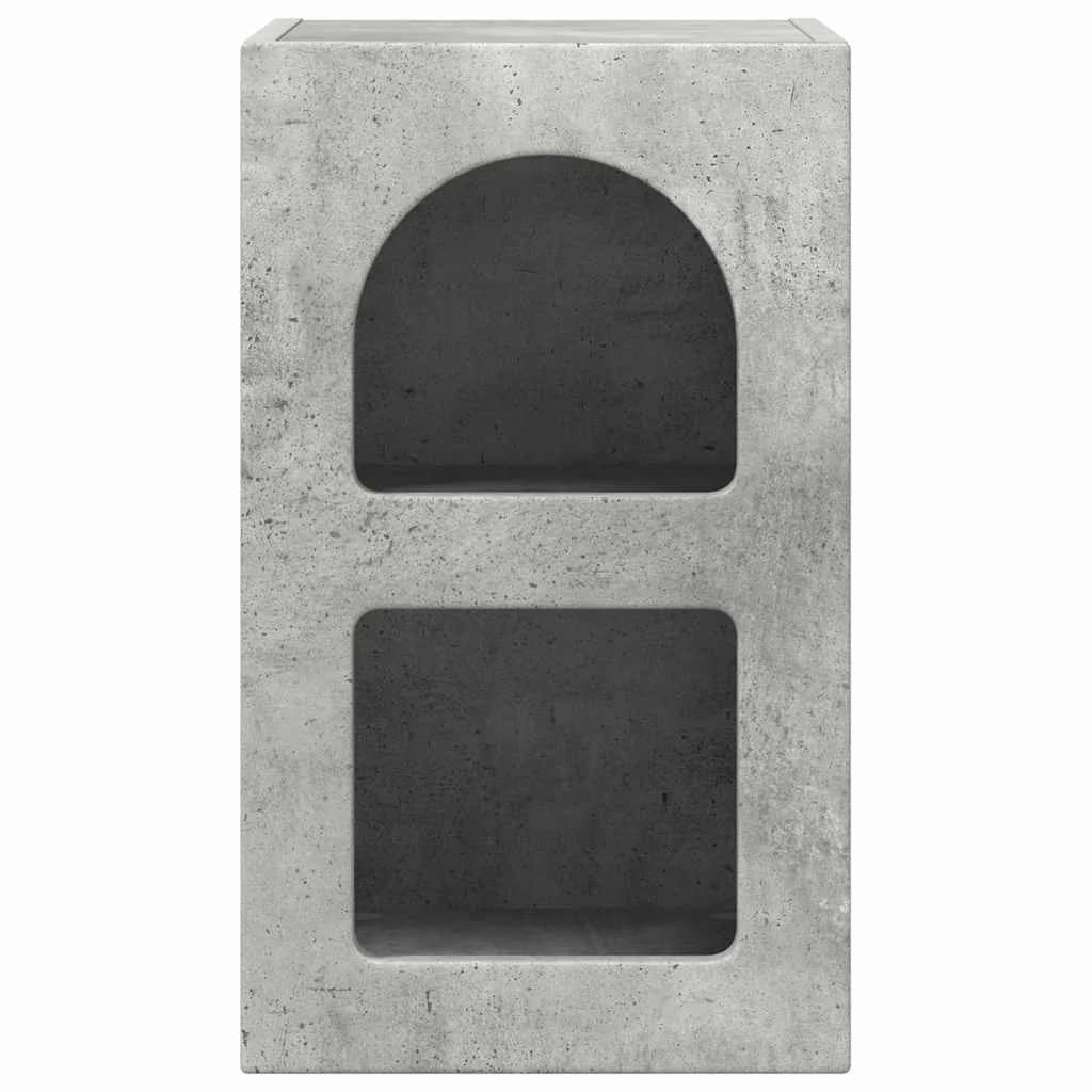 Nočna omarica ELST 2 kos Betonsko siva 29,5 x 33,5 x 50 cm - slika 6
