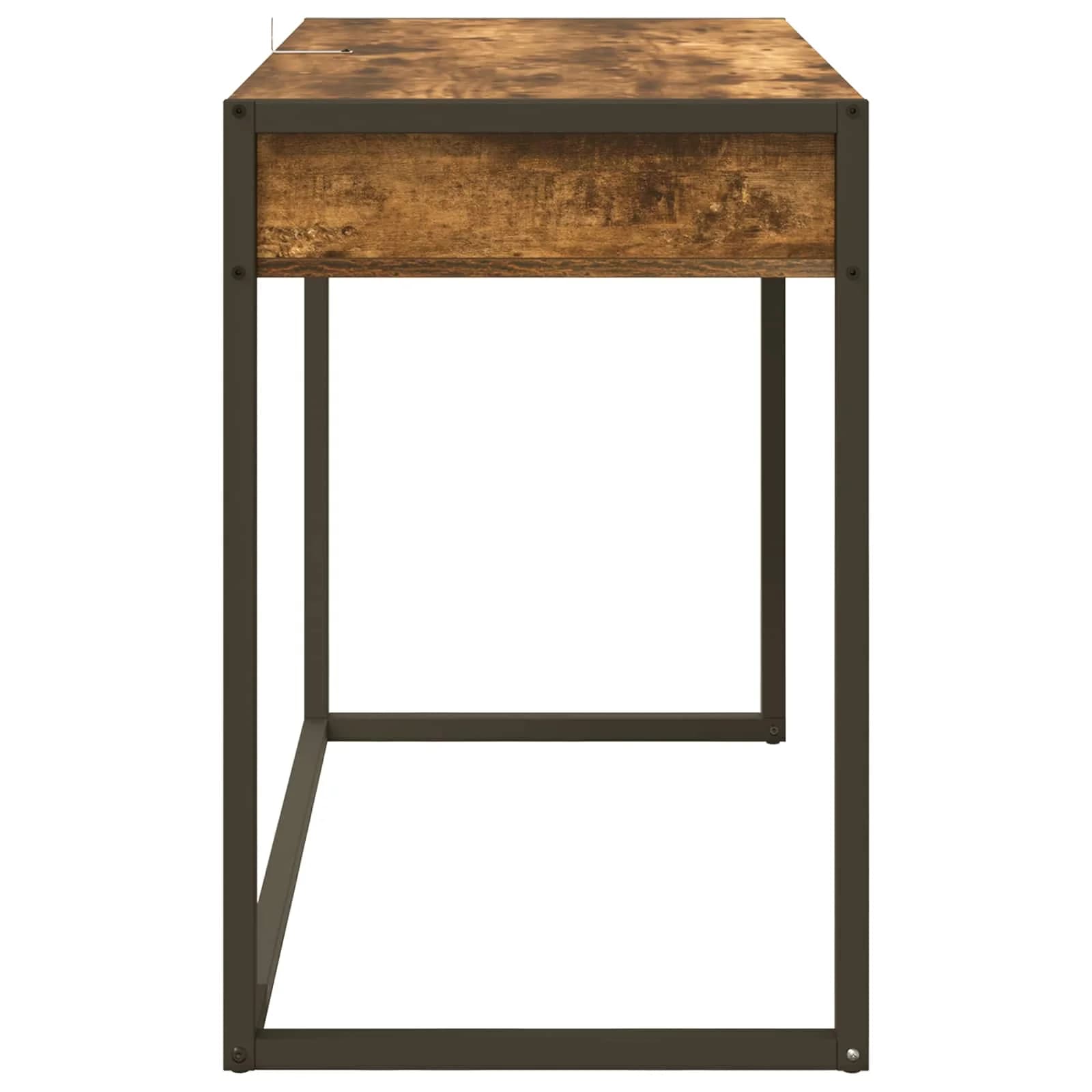 Miza Dimni hrast Inženirski les 100 x 50 x 75 cm - slika 6