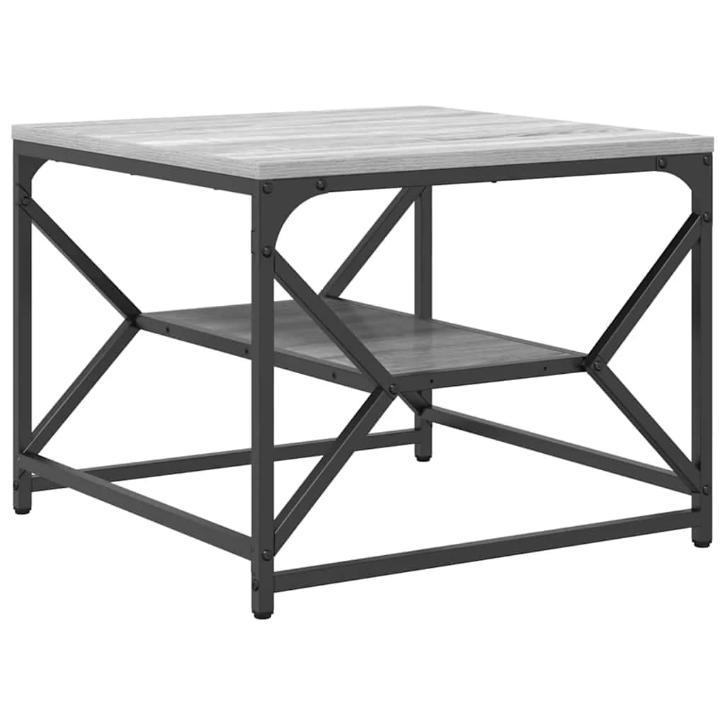 Klubska miza Siva Sonoma 51 x 50 x 40 cm - slika 2