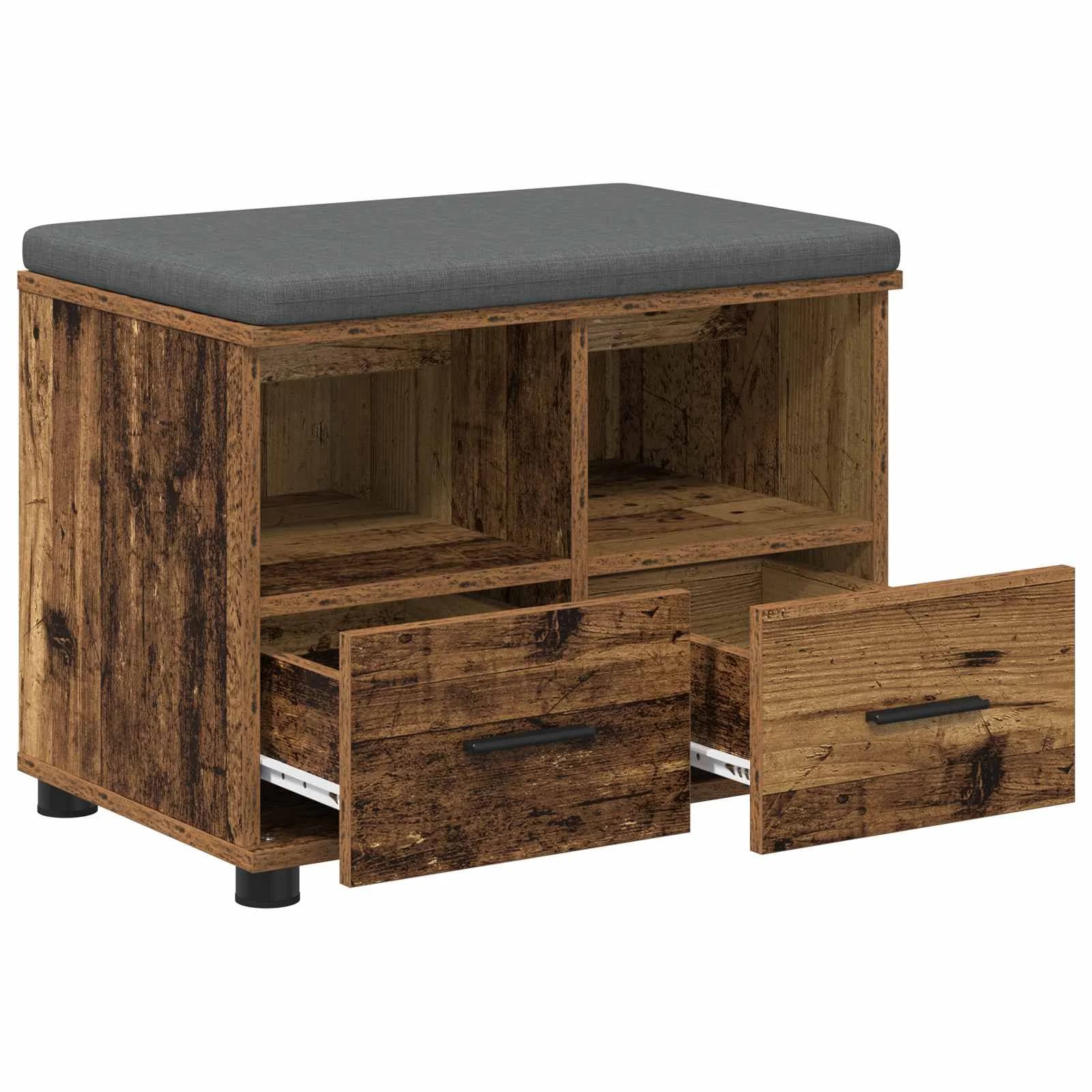 Haldna klop Star les 60 x 38 x 46 cm Oblikovan Les in Tkanina - slika 5