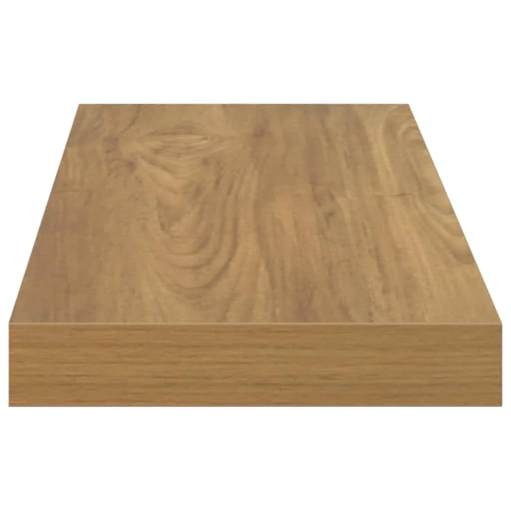 Stenska polica Montaža za steno 2 kos Rjava 80 x 23,5 x 3,8 cm - slika 8