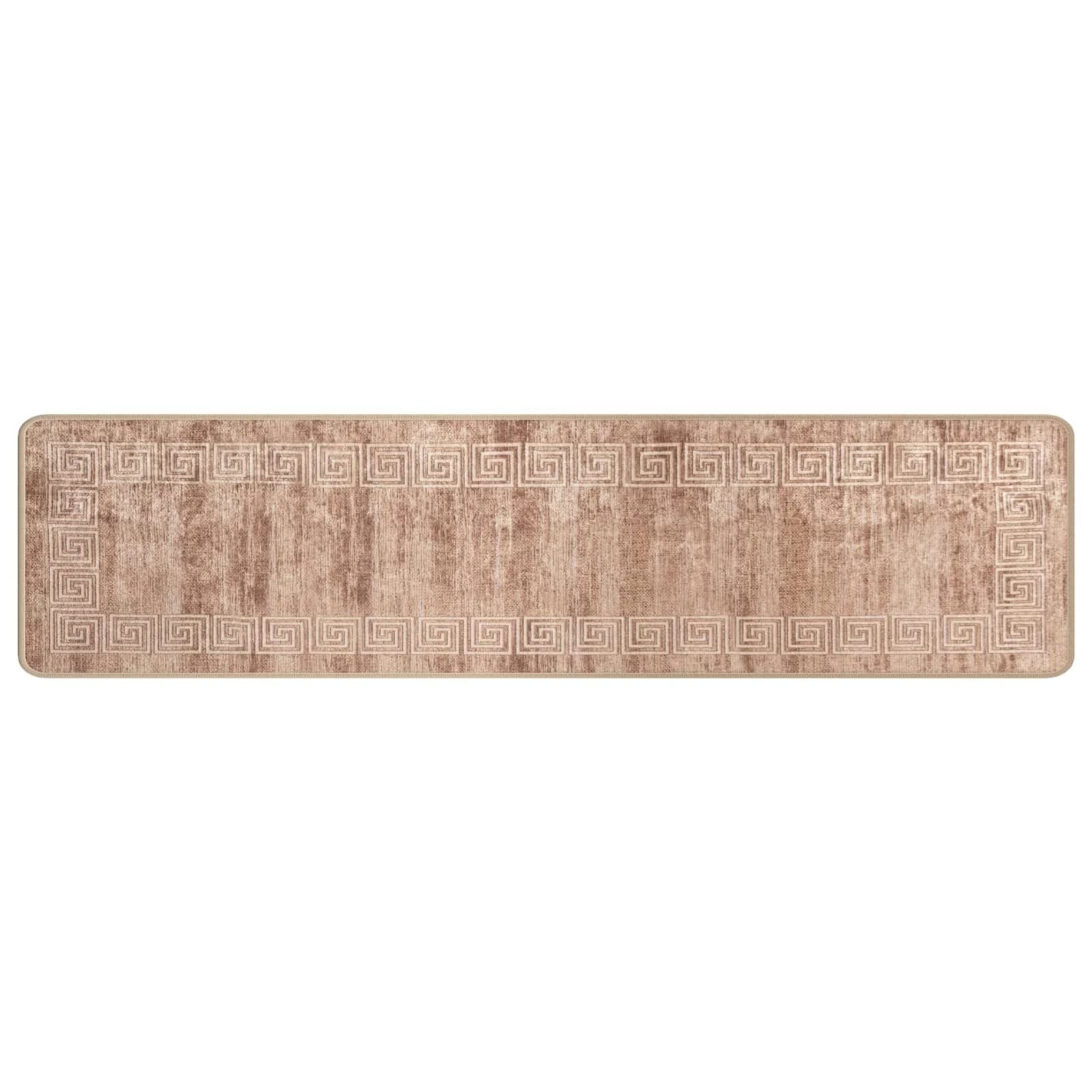 Preproga runner MARSA Bela 50 x 400 cm Poliester in PVC - slika 2