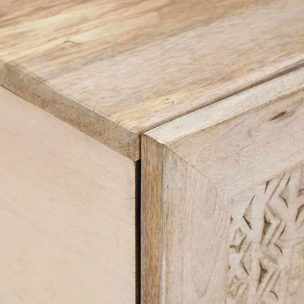 Klubska miza Bela 80 x 54 x 40 cm Inženirski les - slika 6