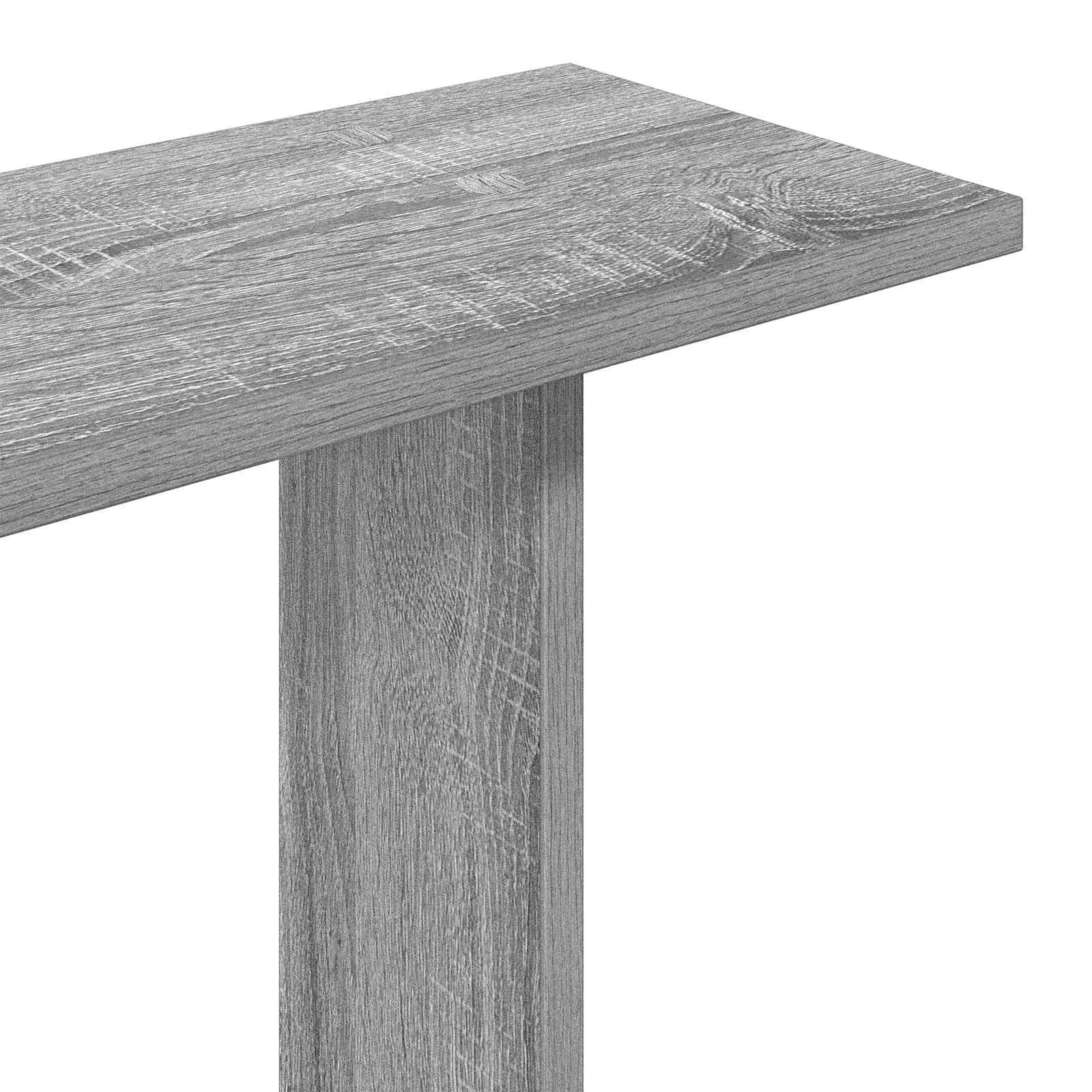 Stenska polica Montaža za steno Siva Sonoma 100 x 20 x 75 cm - slika 7