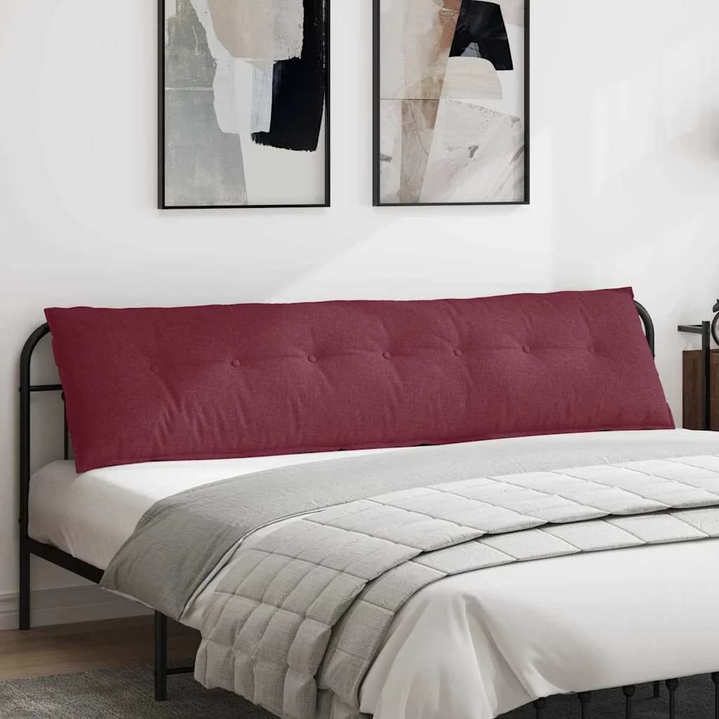 Poglavni vzglavnik Vinorodna rdeča 200 x 19 x 50 cm blago