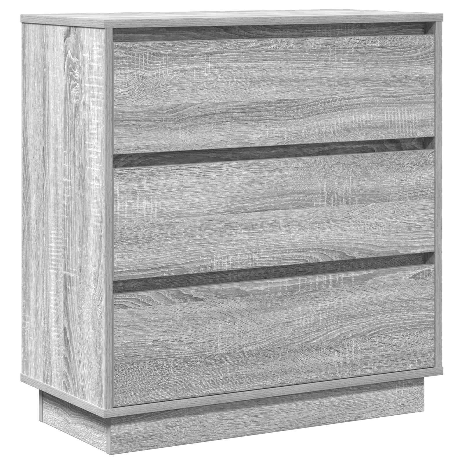 Nočna omarica Siva 71 x 34,5 x 75 cm Inženirski les - slika 2