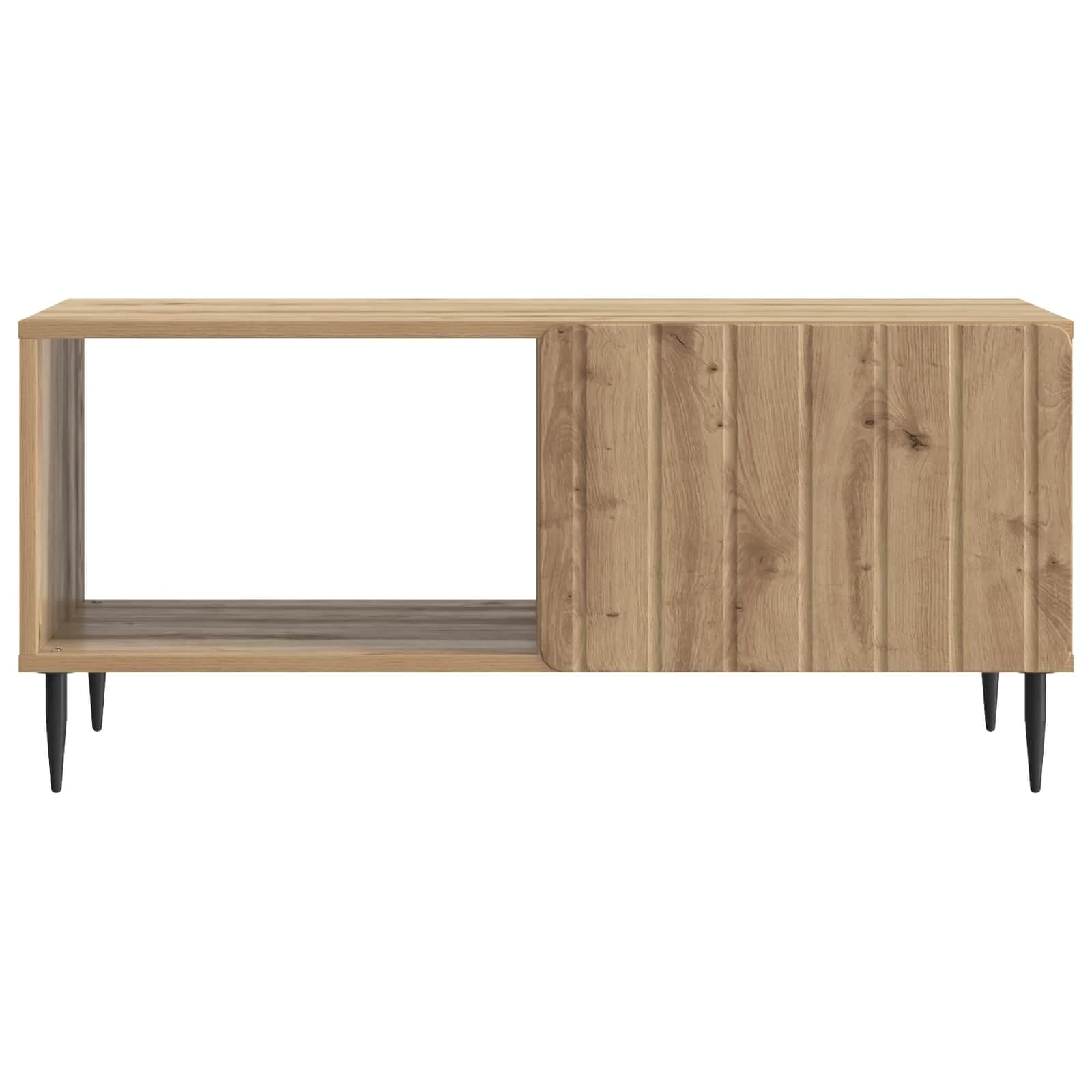 Klubska miza Artisan hrast 90 x 50 x 40 cm Inženirski les - slika 5