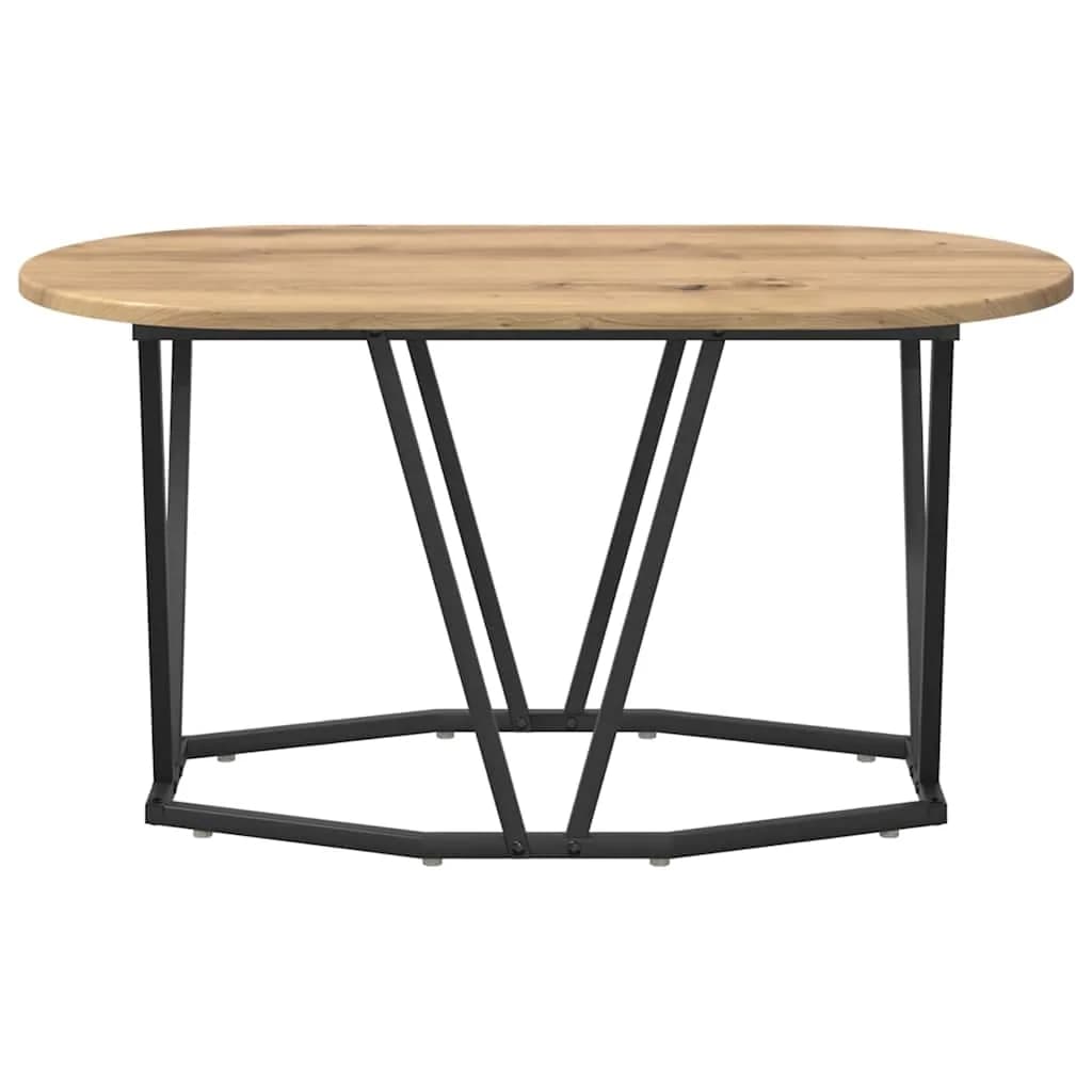 Klubska miza Umetni hrast 80 x 40 x 40.5 cm - slika 5